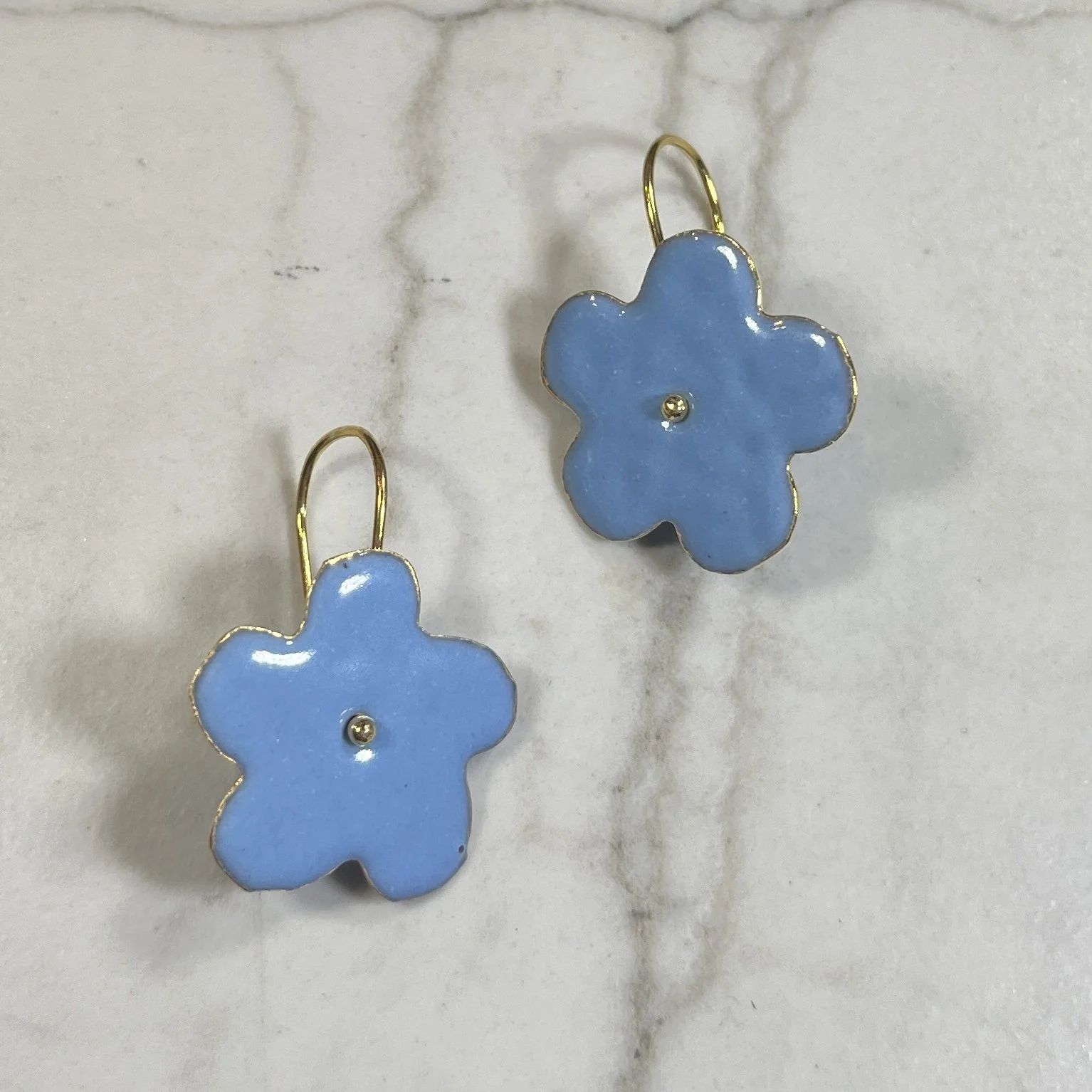 Jenny Walker Jewelry Enamel Earrings
