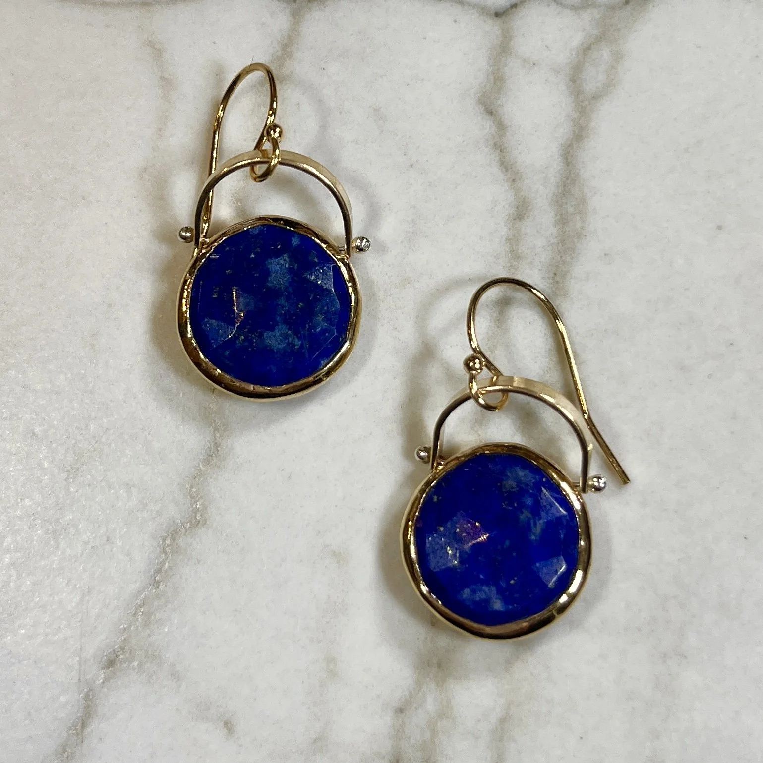 Lulu Designs Lapis Earrings