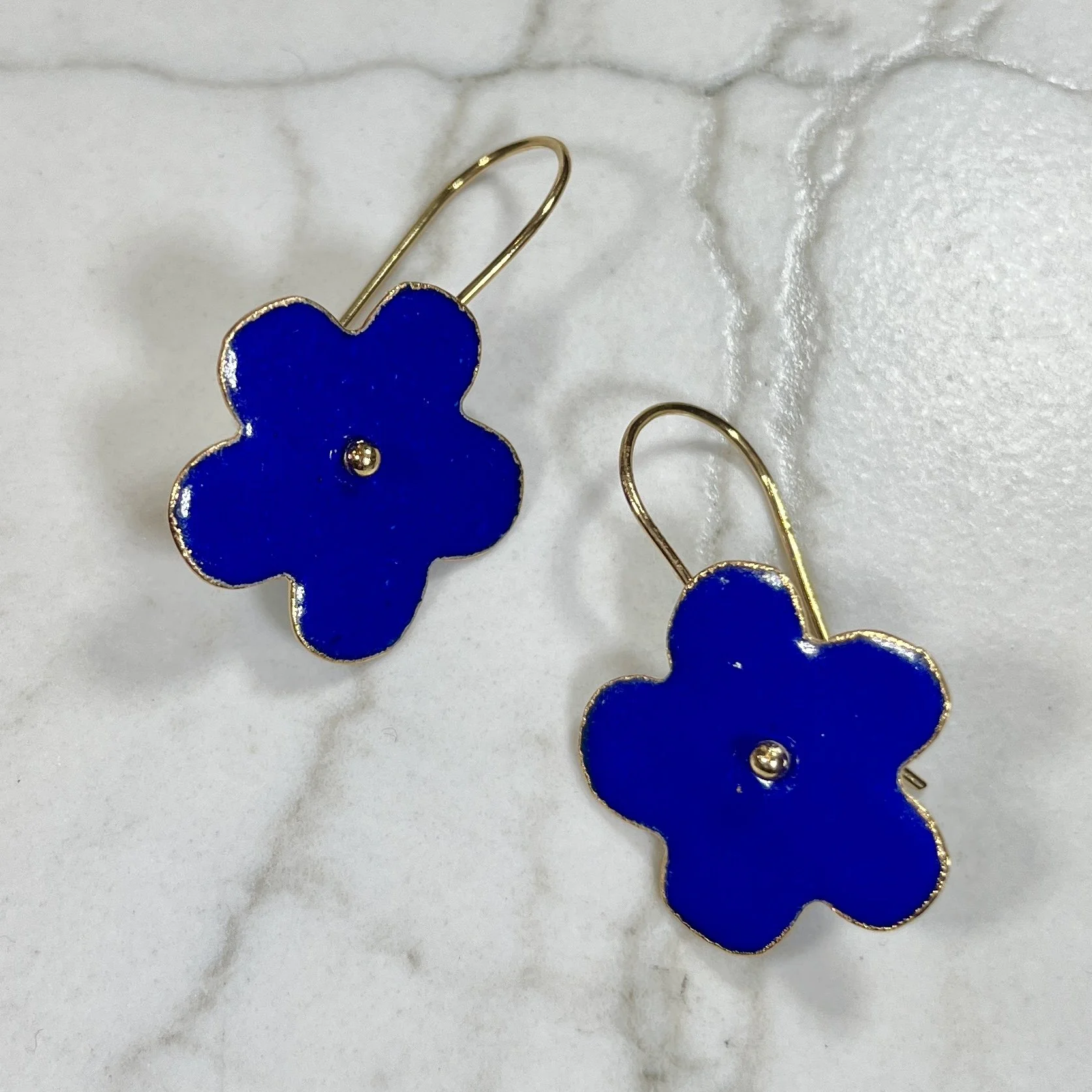 Jenny Walker Jewelry Enamel Earrings