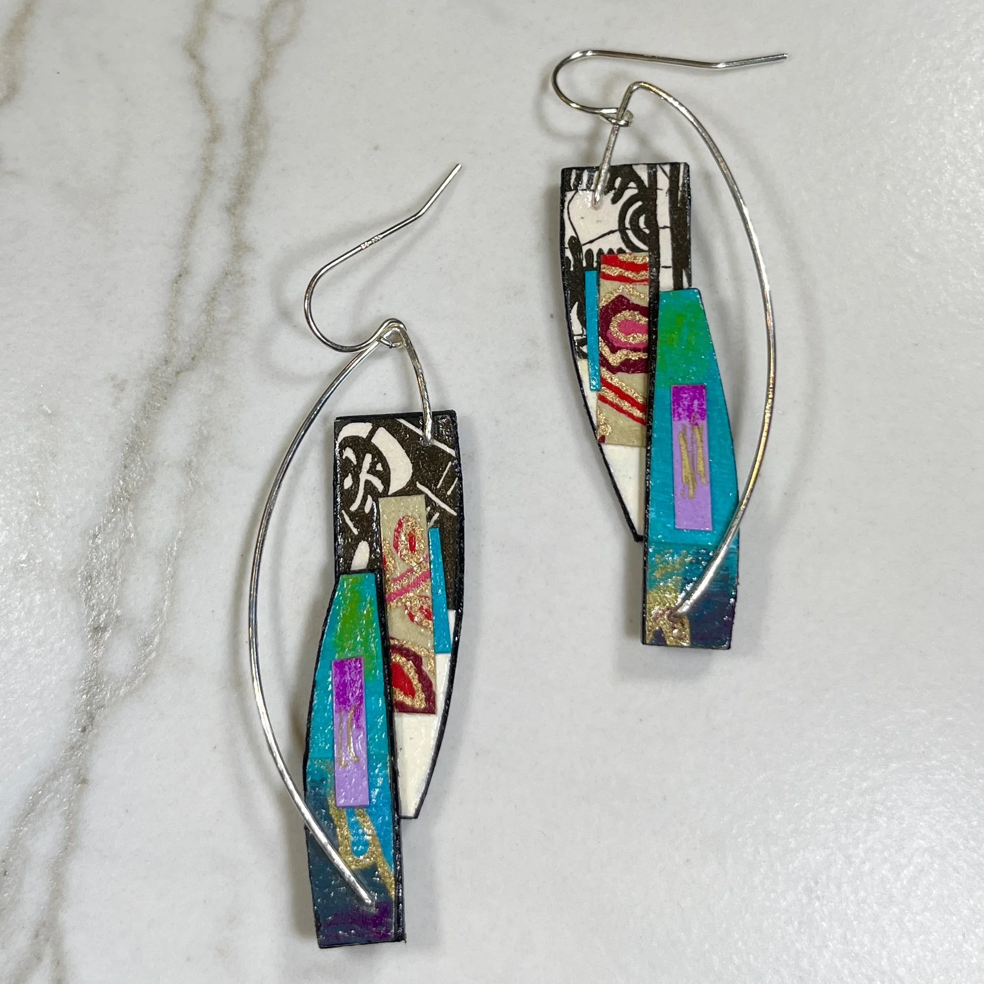 Lauren Pollaro Collage Earrings