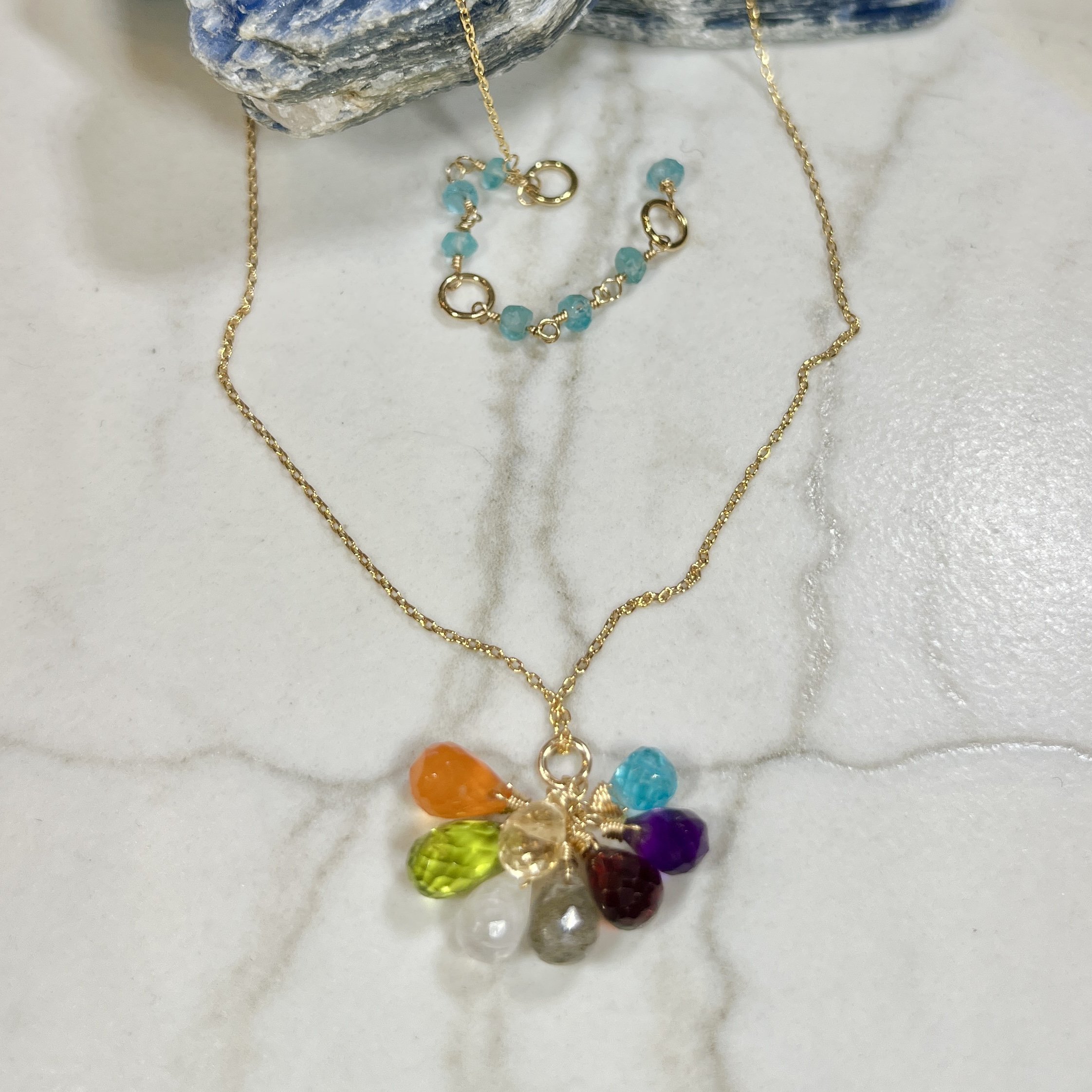 Lina's Shop Gemstone Necklace