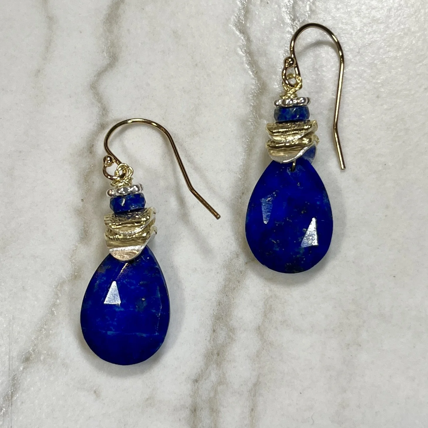 Lulu Designs Lapis Earrings