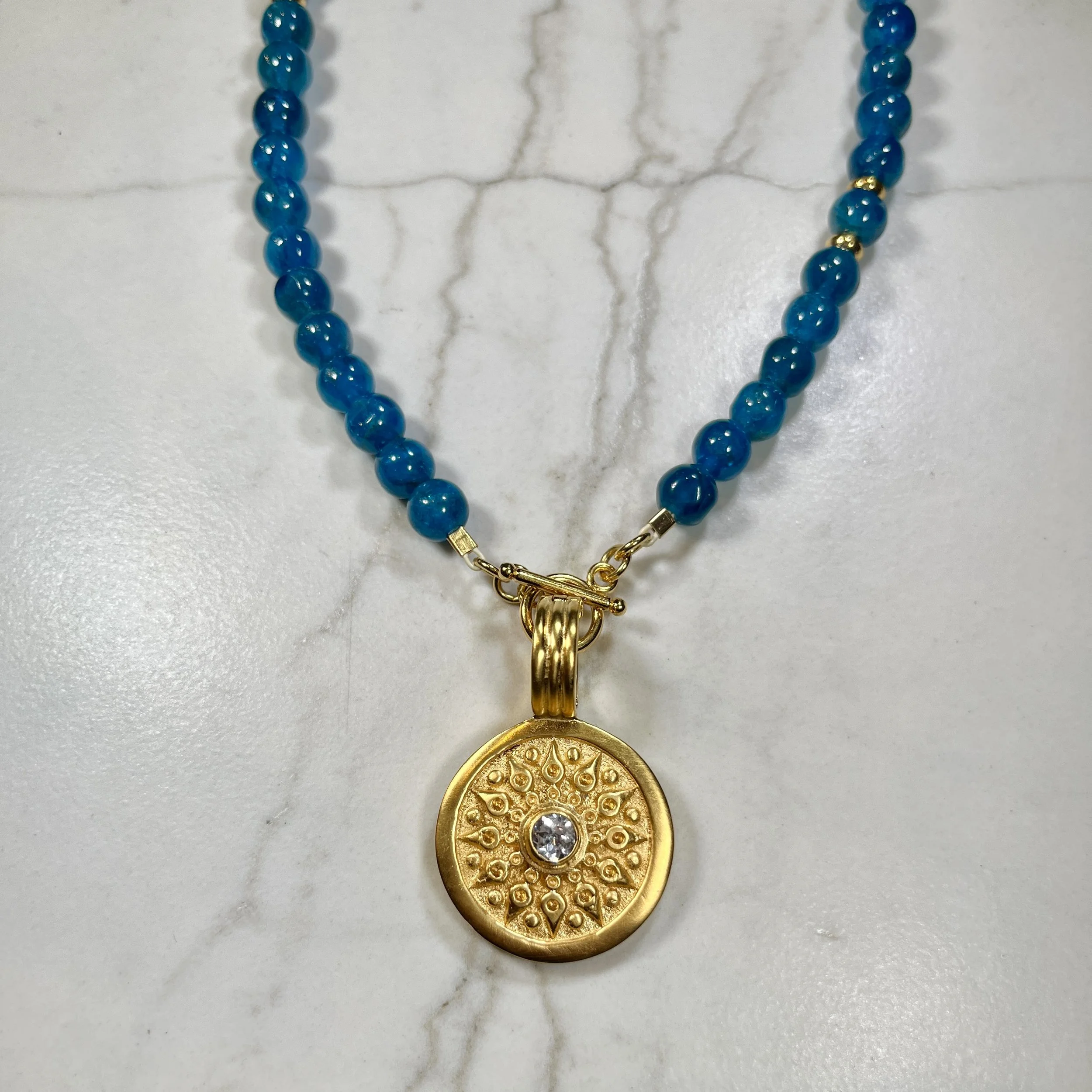 Dina Mackney Designs Apatite Pendant Necklace