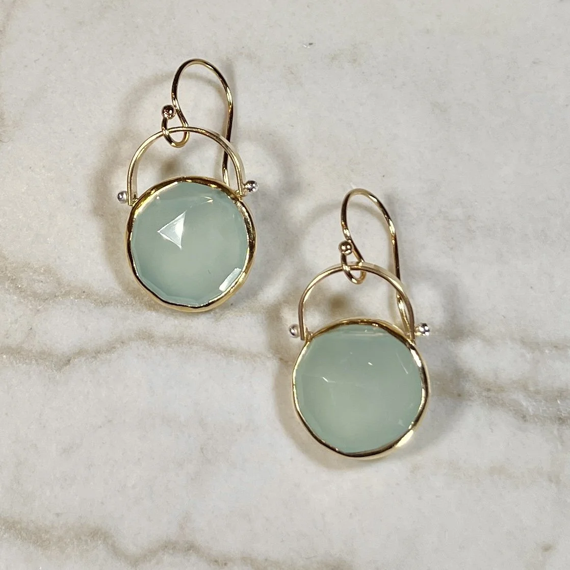 Lulu Designs Chalcedony Earrings