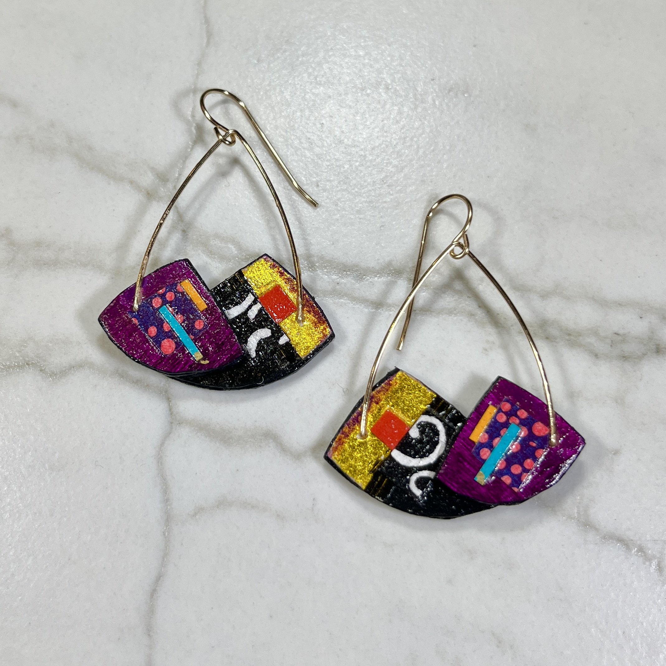 Lauren Pollaro Collage Earrings