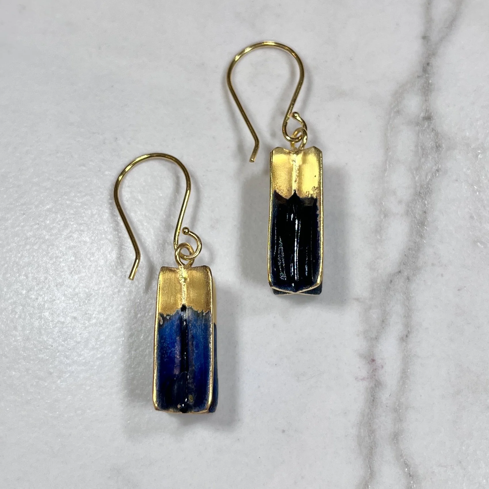 Jenny Walker Enamel Earrings