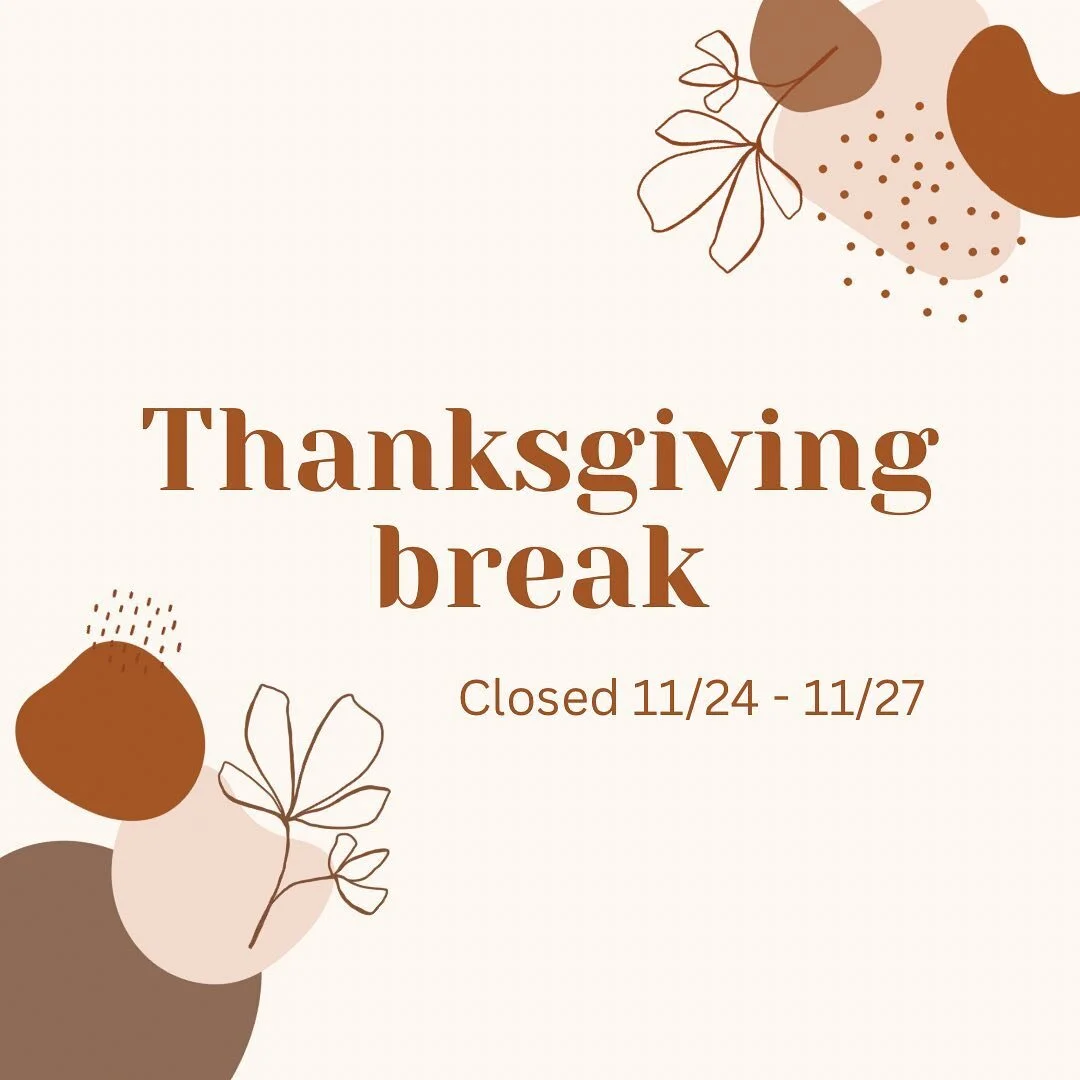 Taking a breather starting Thanksgiving 11/24 through Sunday 11/27