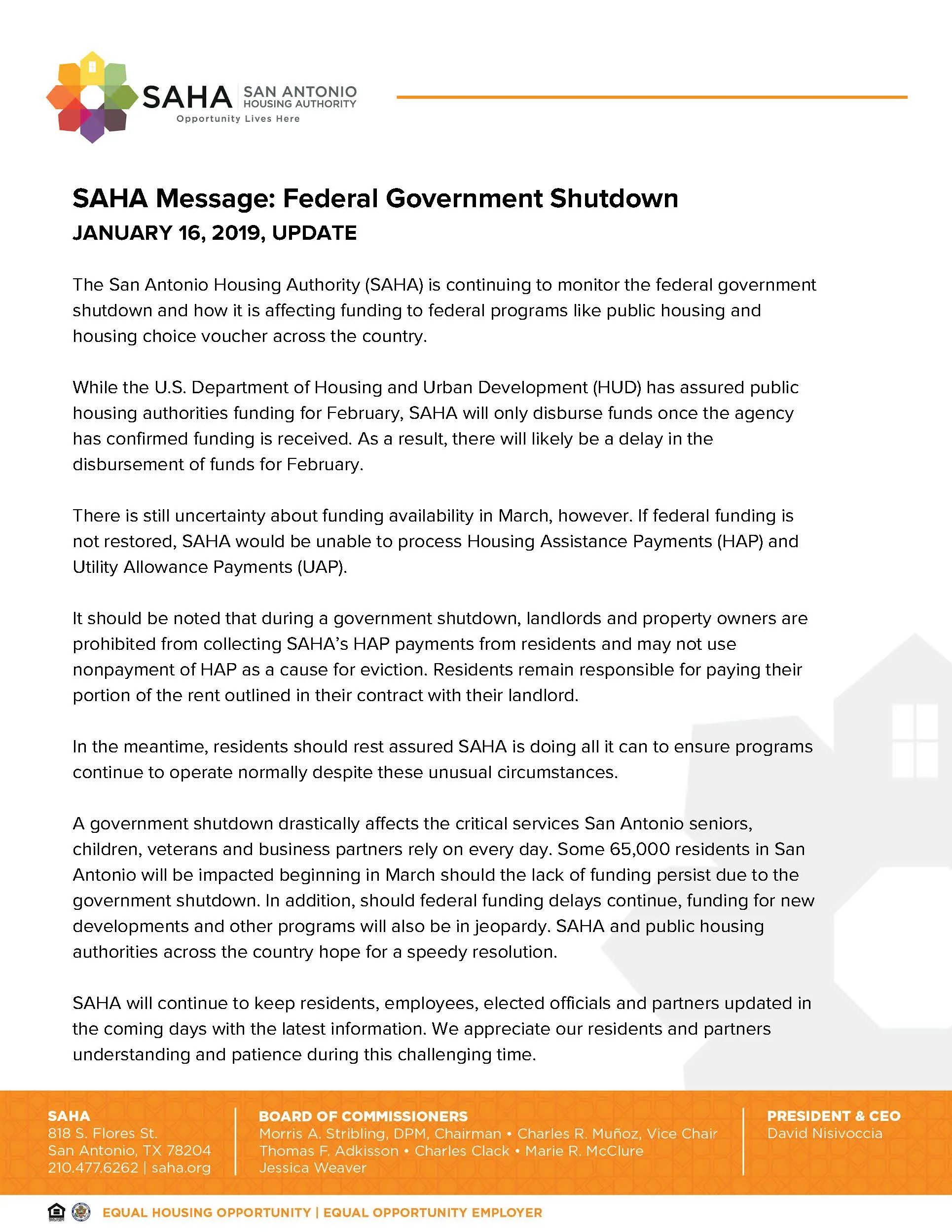 SAHAMessage_FederalGovernmentShutdown_Jan16.jpg