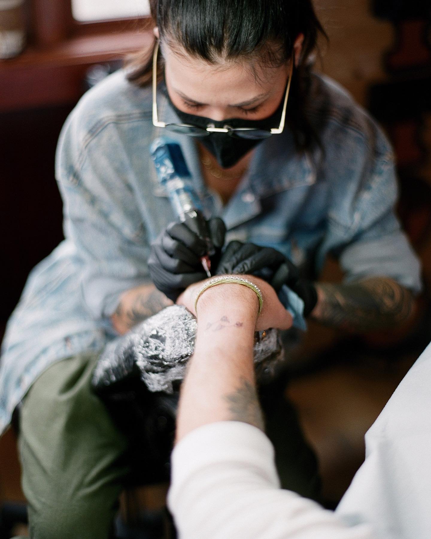 In 2021, our clients told us they wanted a tattoo artist at their wedding. And was it a HIT! Even sweet grandma got one. 

Surprise and push your guests boundaries. Why not!

#weddingtattoo #eventideas #luxuryweddingplanner #luxuryevents #mountainwed