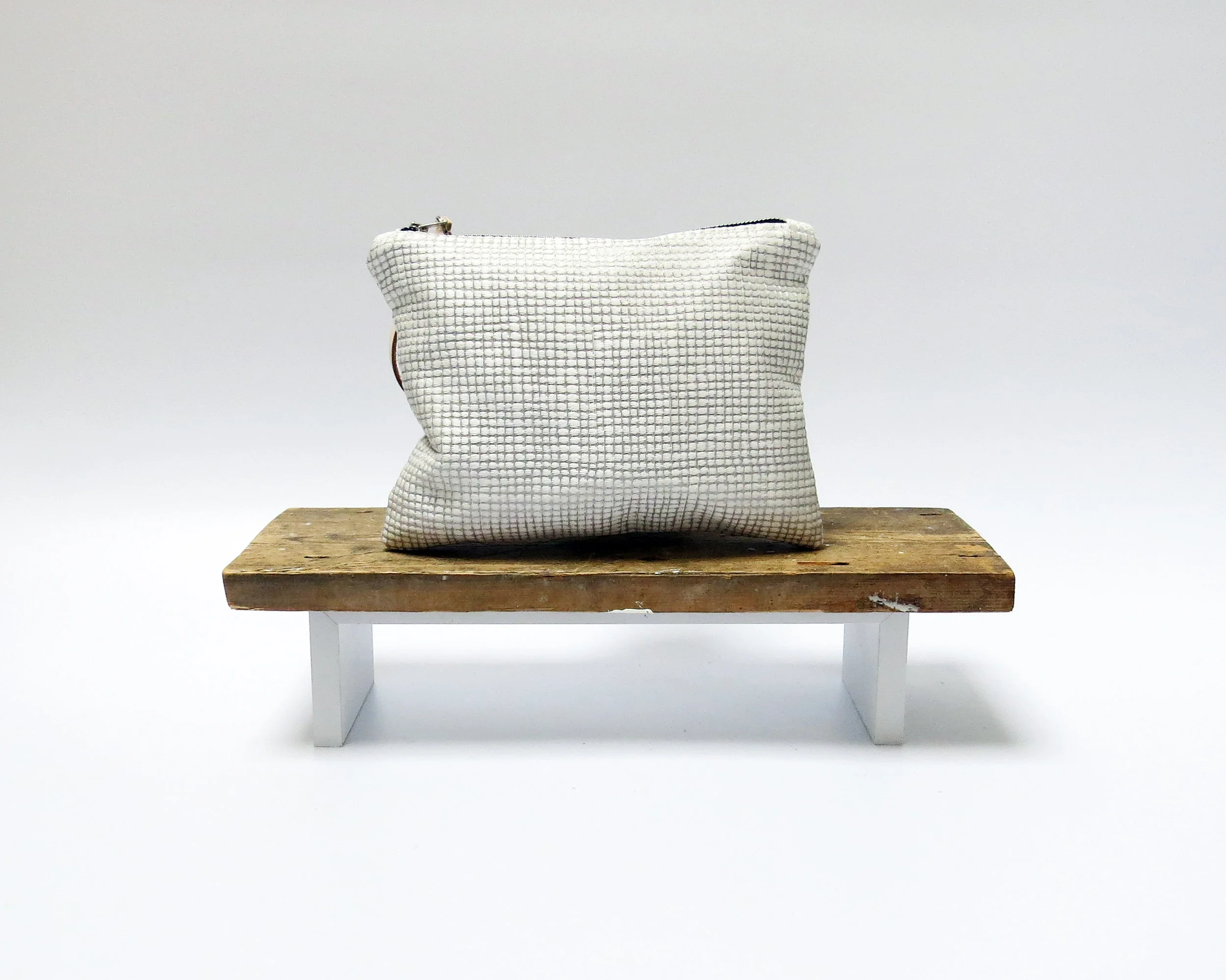 sustainable handwoven handmade wedding wristlet by E.Ballon Design
