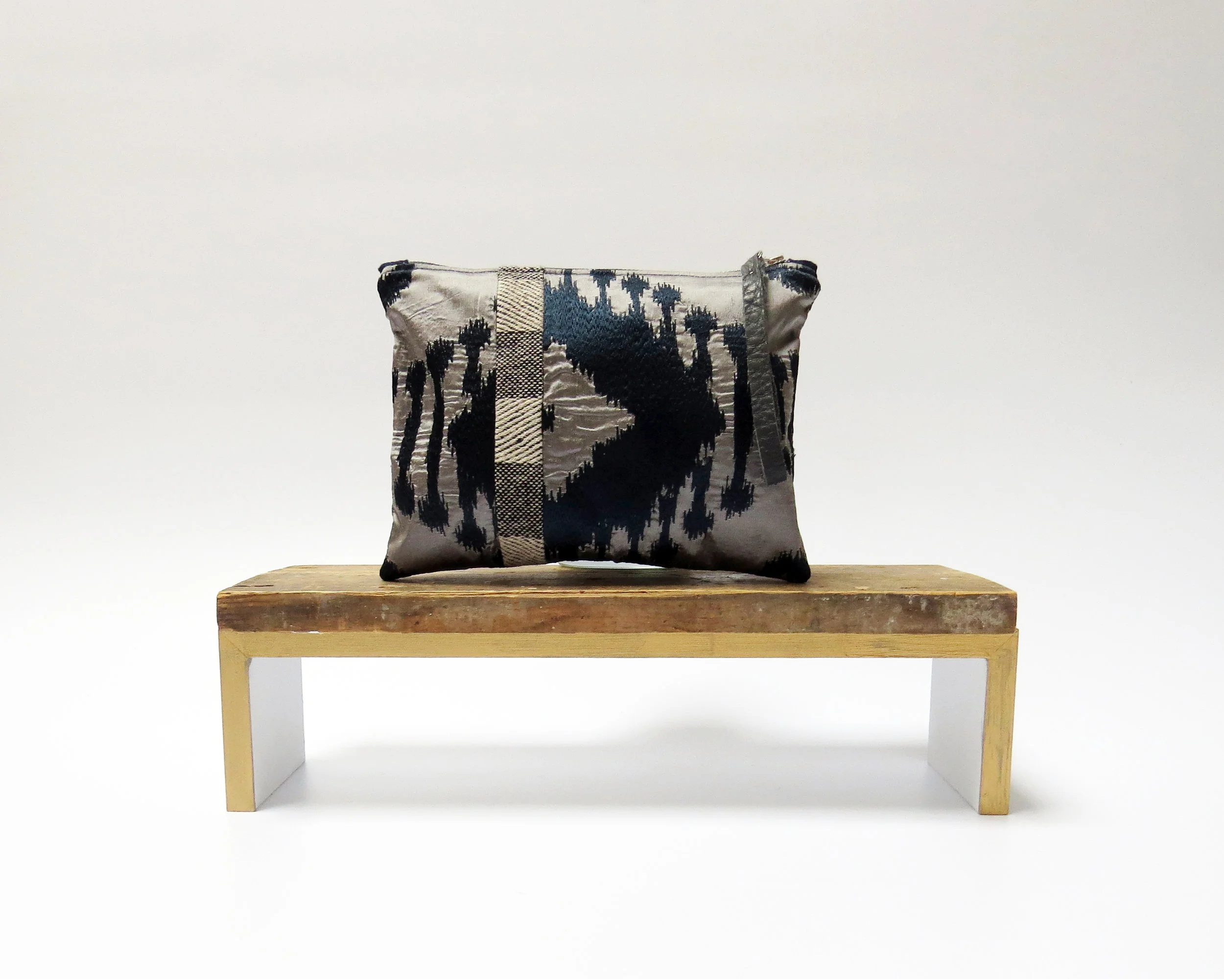 sustainable handwoven handmade wedding wristlet by E.Ballon Design