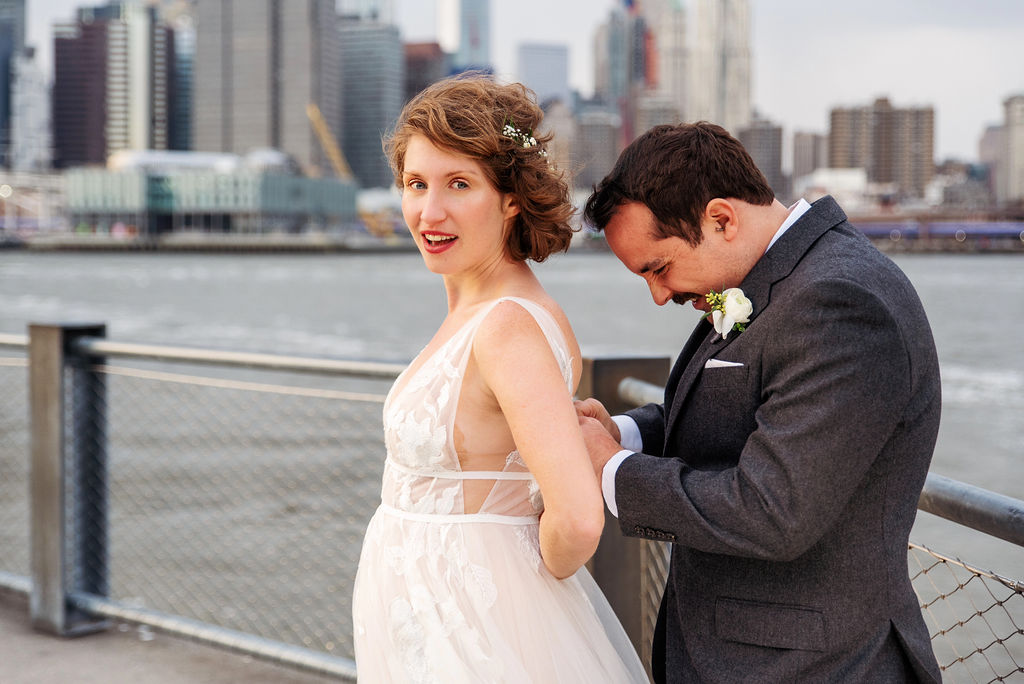  Allison Taylor and Andrew Dill Wedding at DUMBO and Roulette. 