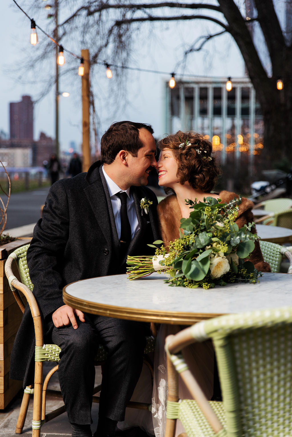  Allison Taylor and Andrew Dill Wedding at DUMBO and Roulette. 