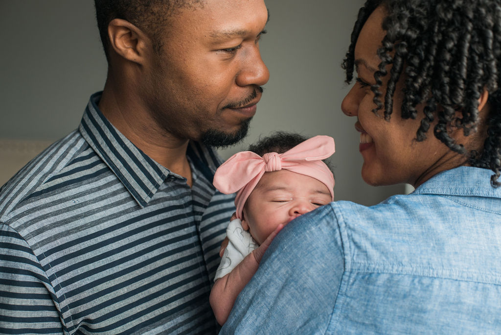 Newborn family session in Brooklyn