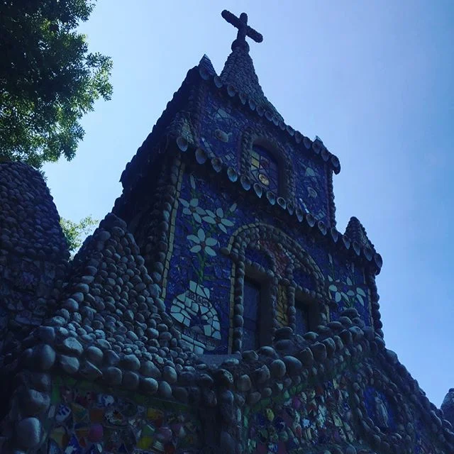 A beautiful ceramic chapel from a summer adventure