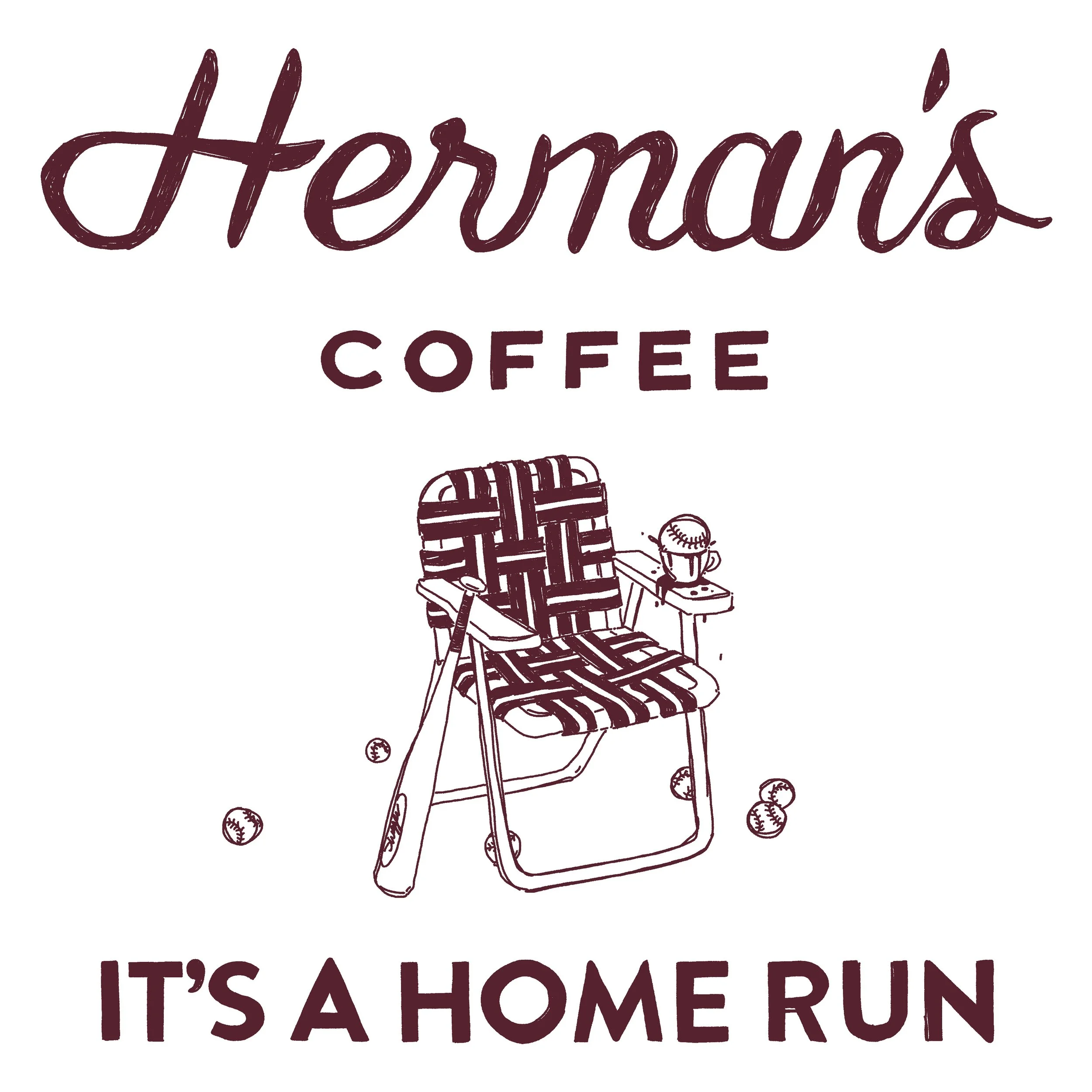 Herman's Coffee - It's a Home Run