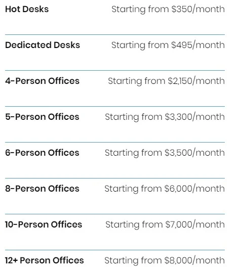 Prices and suites are subject to change and availability. Please contact us below for an exact quote.