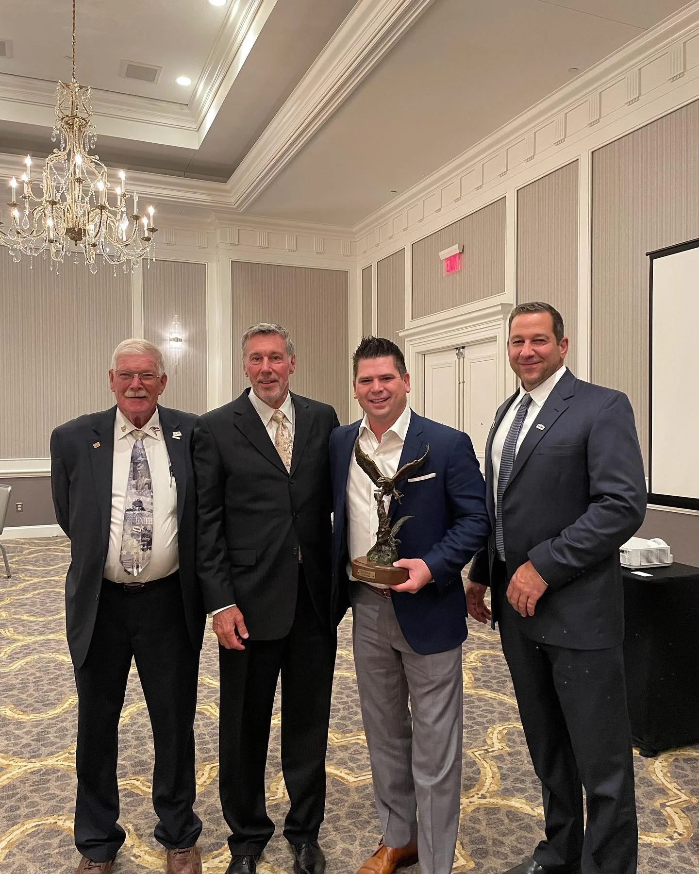 Awesome night at OHBA!!! Was surprised with the Executive Committee member of the year award!!! ￼￼