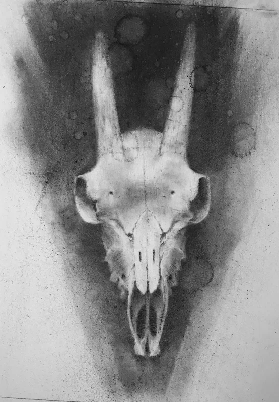 My Friend - 8 x 10 inches - Charcoal on Paper - 1/2018