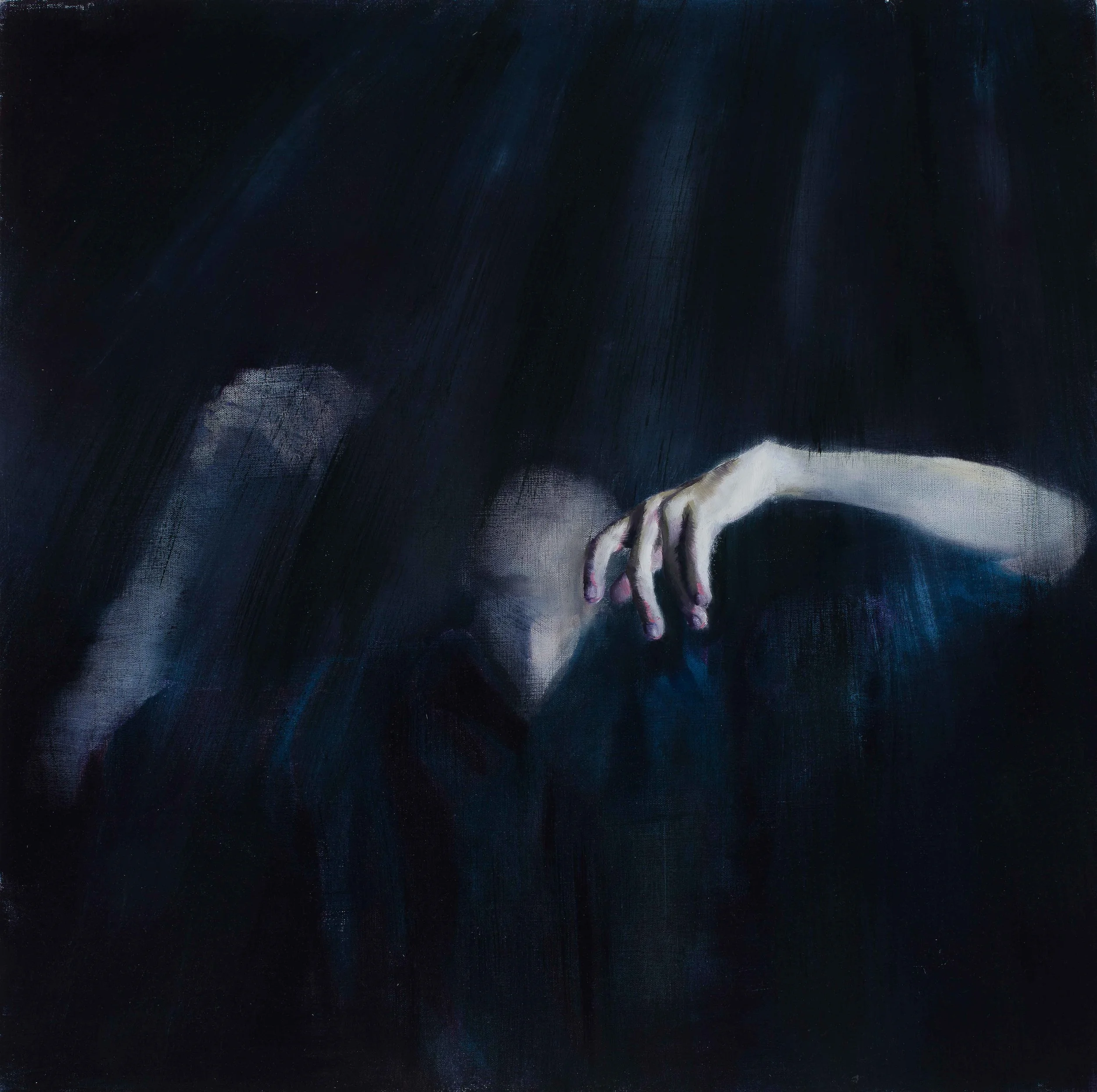 Flat Circle of Time - 30 x 30 inches - Oil on Canvas - 10/2017