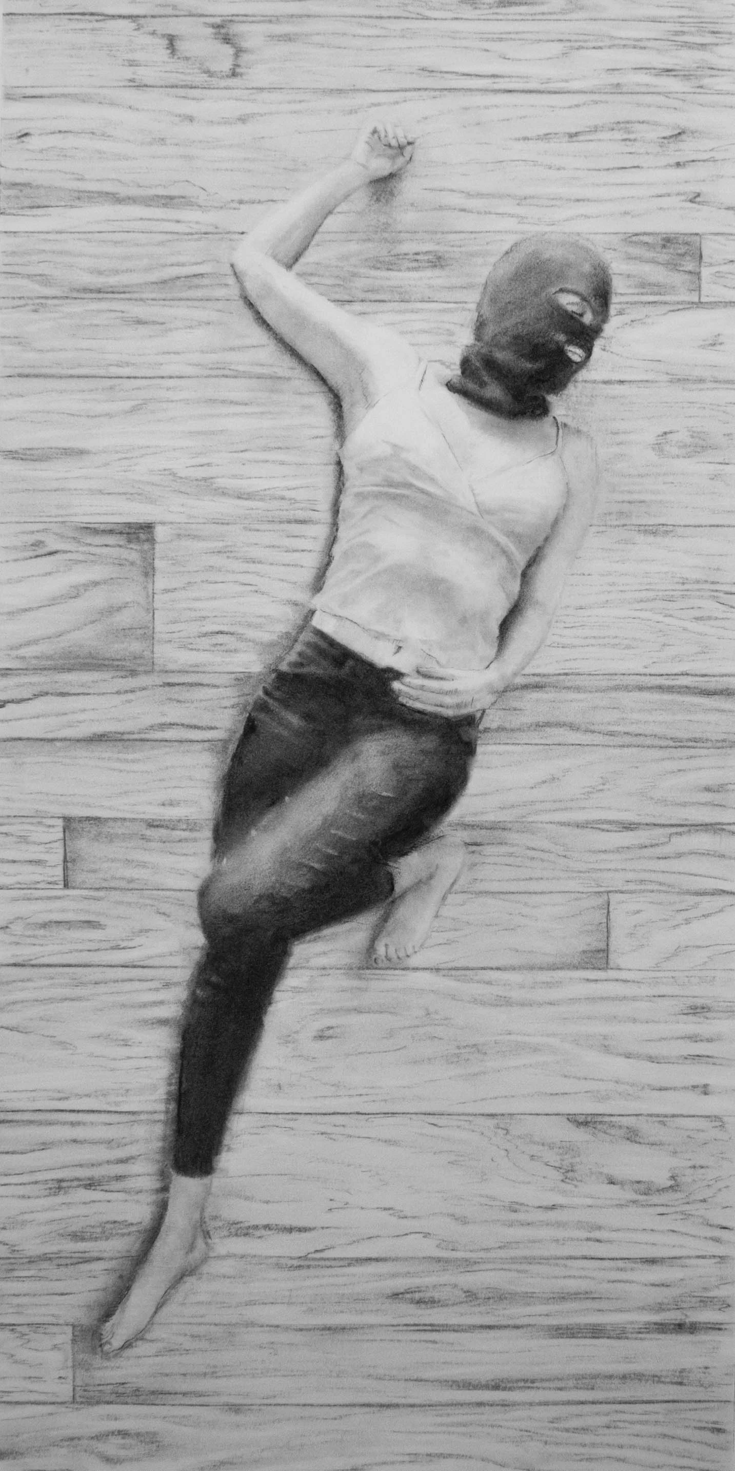 DEVIANT IV - 14 x 24 inches - Charcoal on Paper - 9/2018