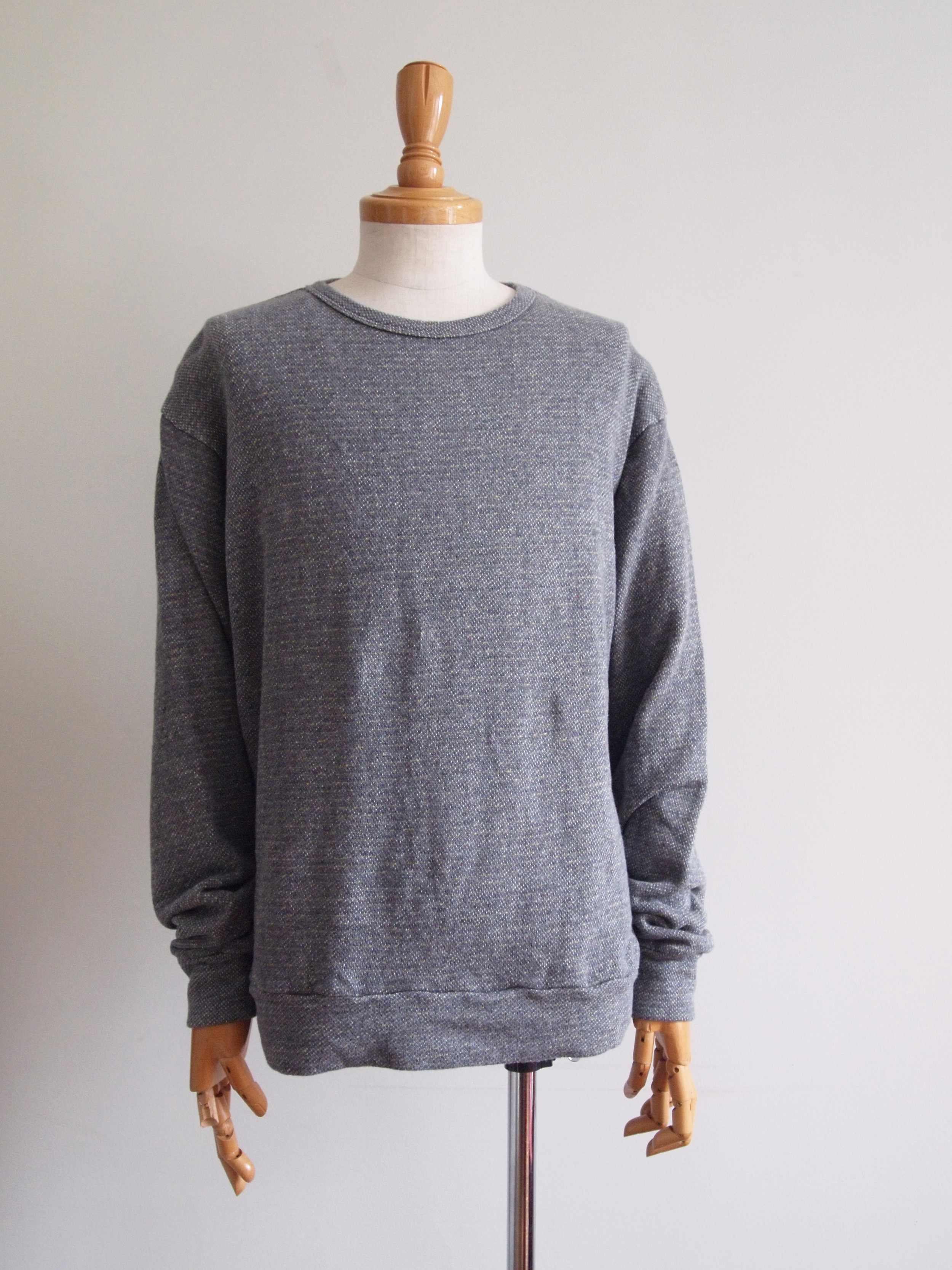  #181761   MULTI COLOR FLEECE &nbsp; &nbsp; LS CREW   shown in OLIVE  100% COTTON 