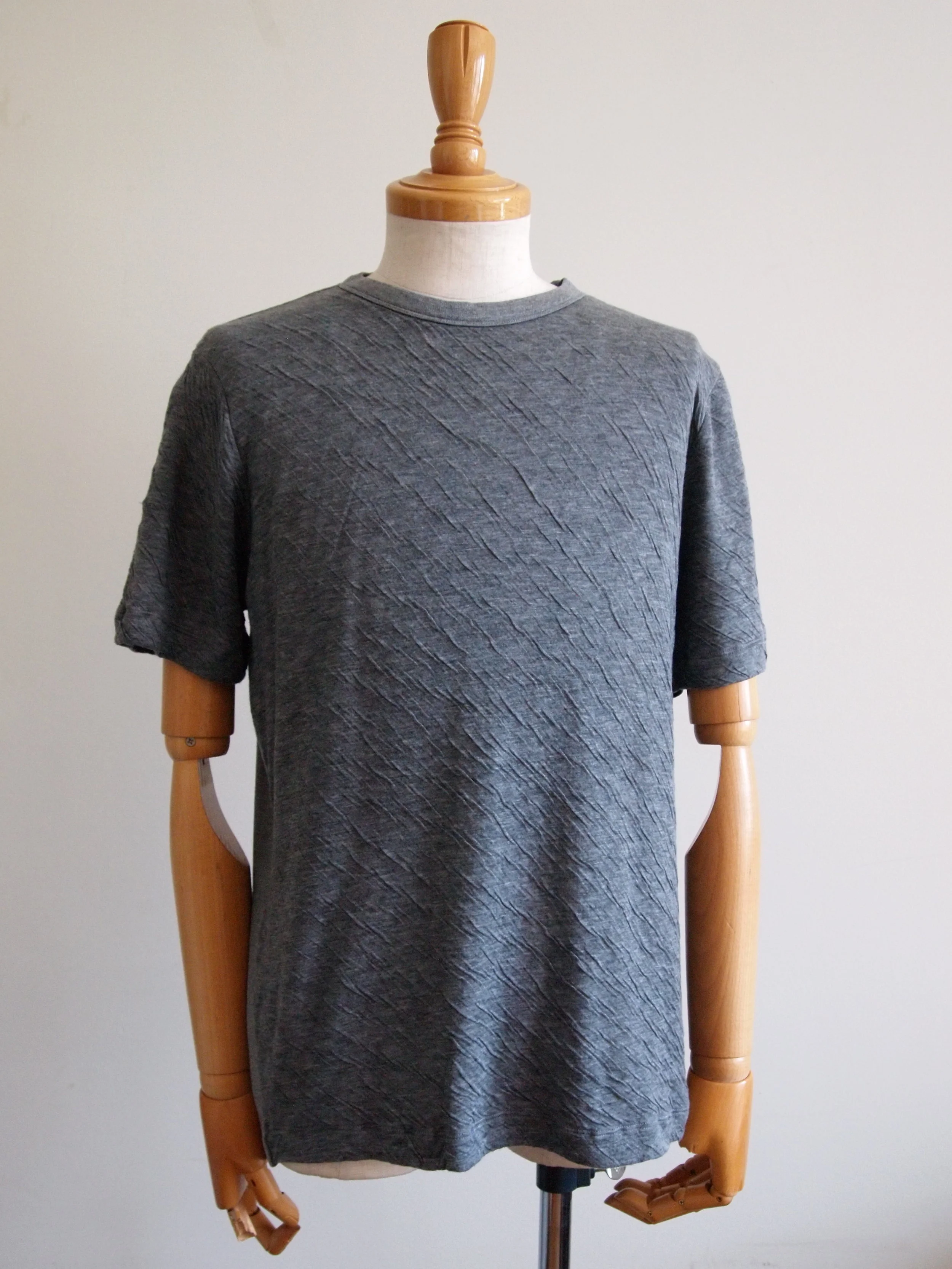 #191853, SS CREW BACK PANEL COMBO, shown in HT CHARCOAL