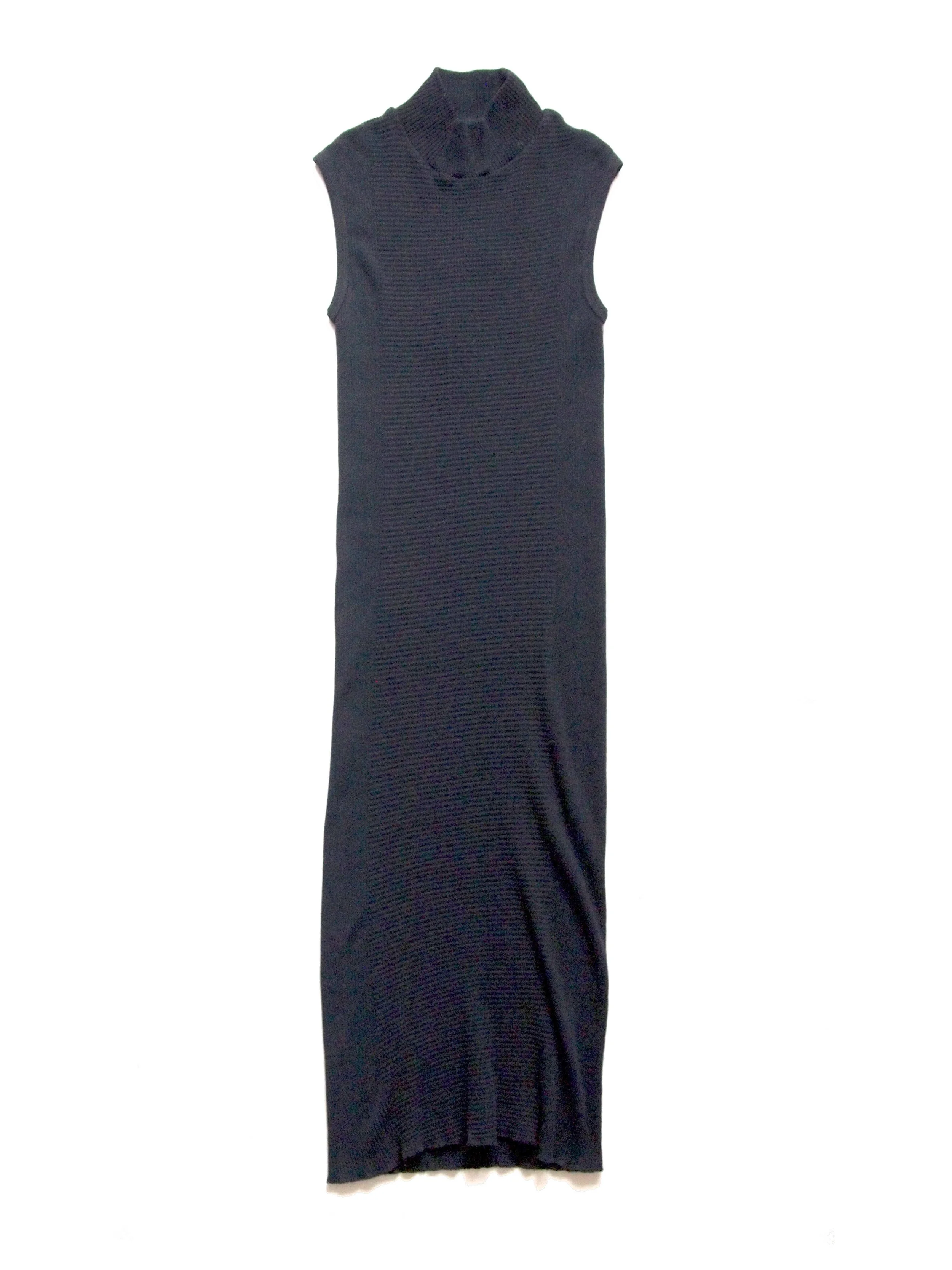 #892-692 / tank mock neck dress / shown in bk