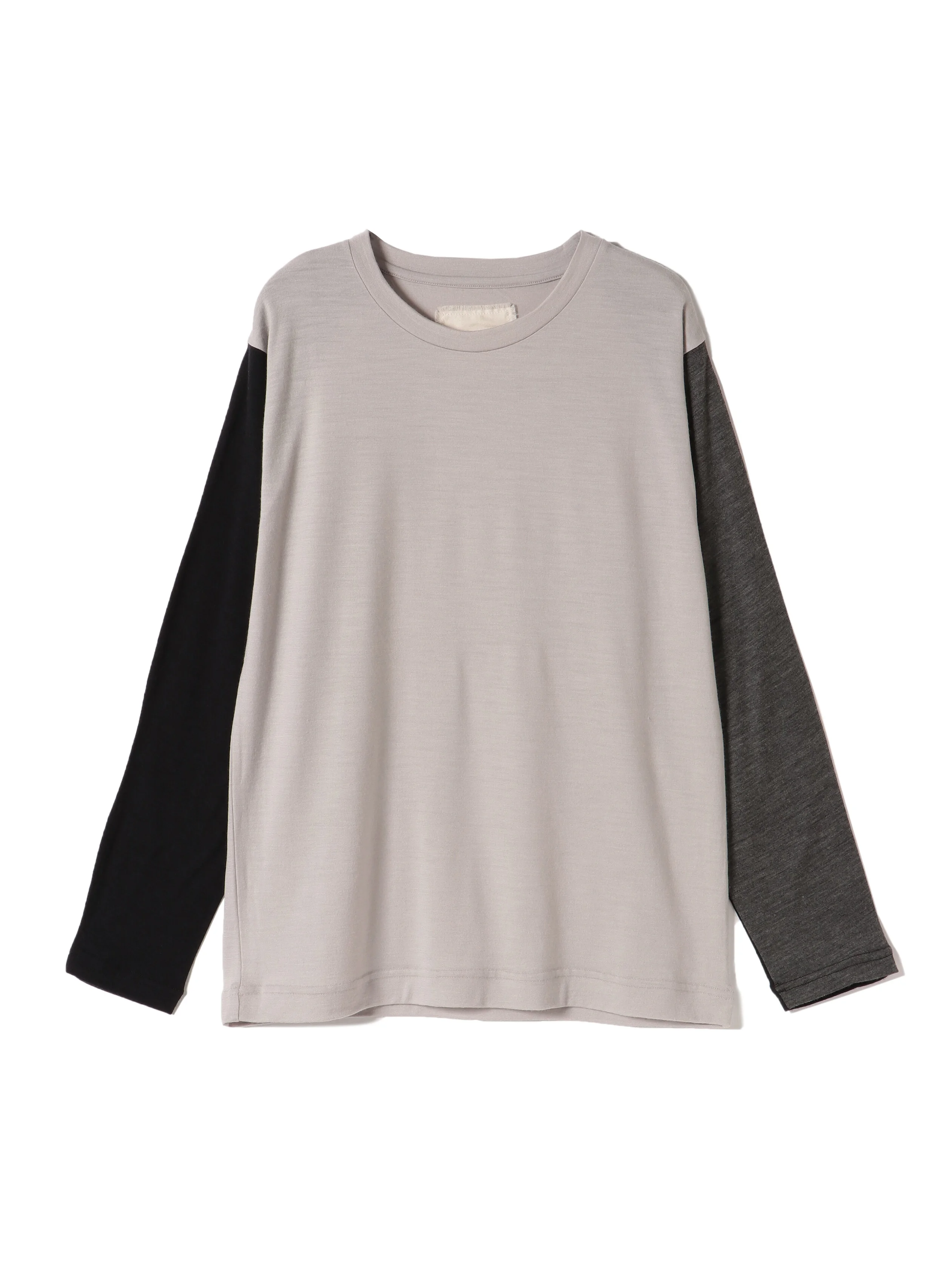 1120004 WWJ - Washable Wool Jersey Washable Wool Jersey, Set In/Raglan Combo LS Crew Top