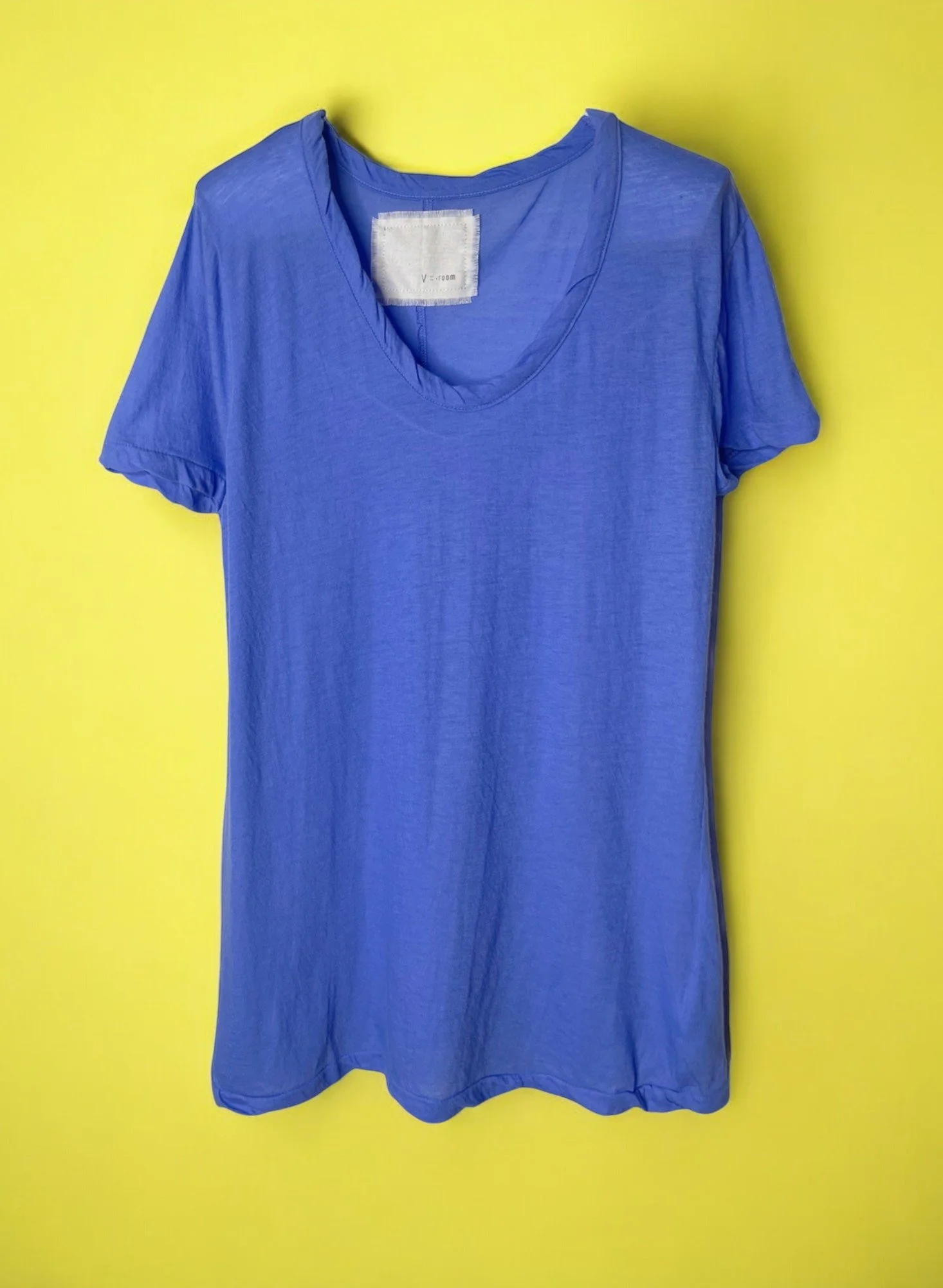 Hi-Soft Jersey, 851-381RE, SS Crew Top, 55%cotton 45%nylon, BLUE