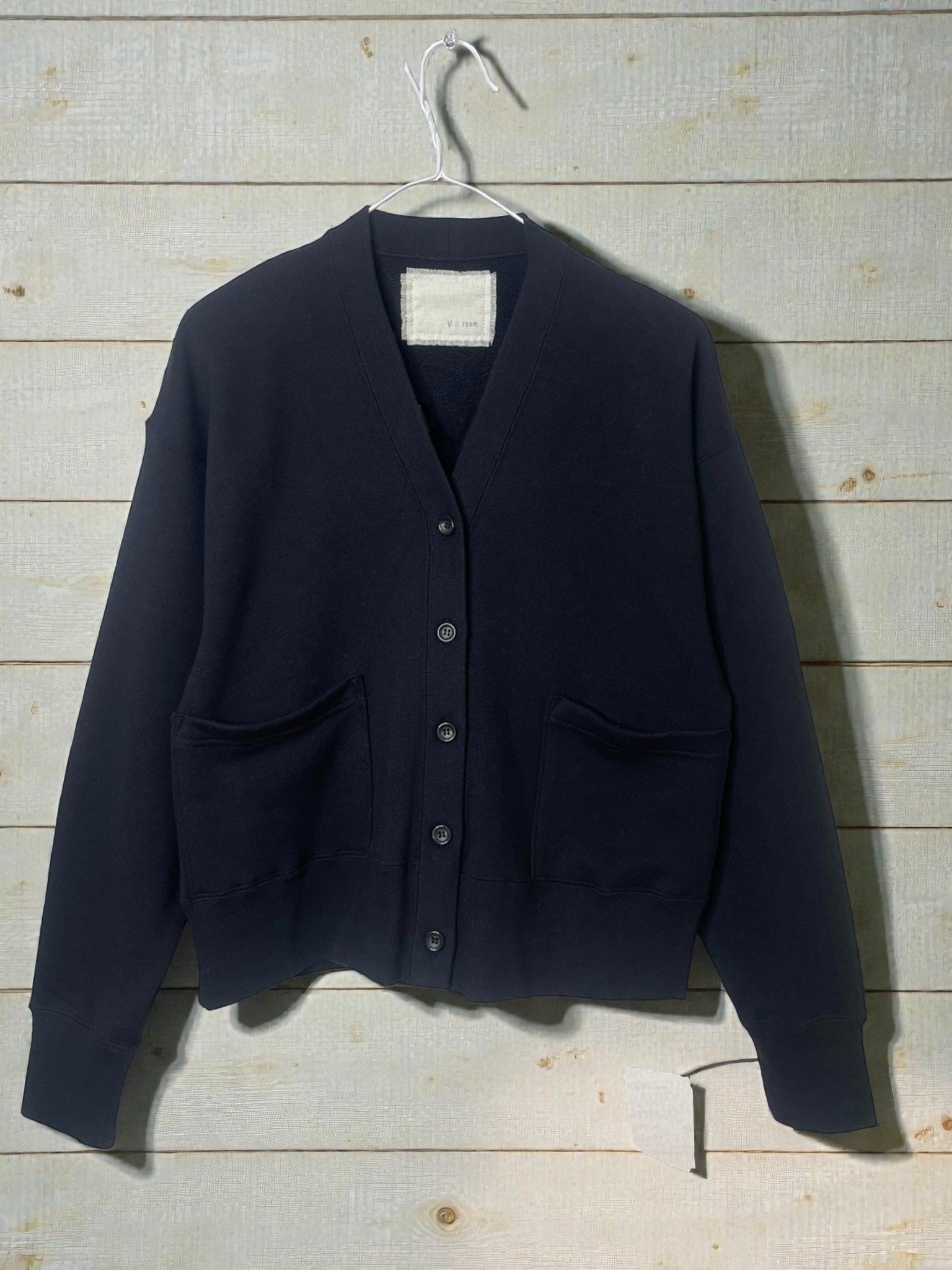 Tencel Soft Fleece, Cardigan, cotton85/lyocel15, 861-934, One Size, BLACK