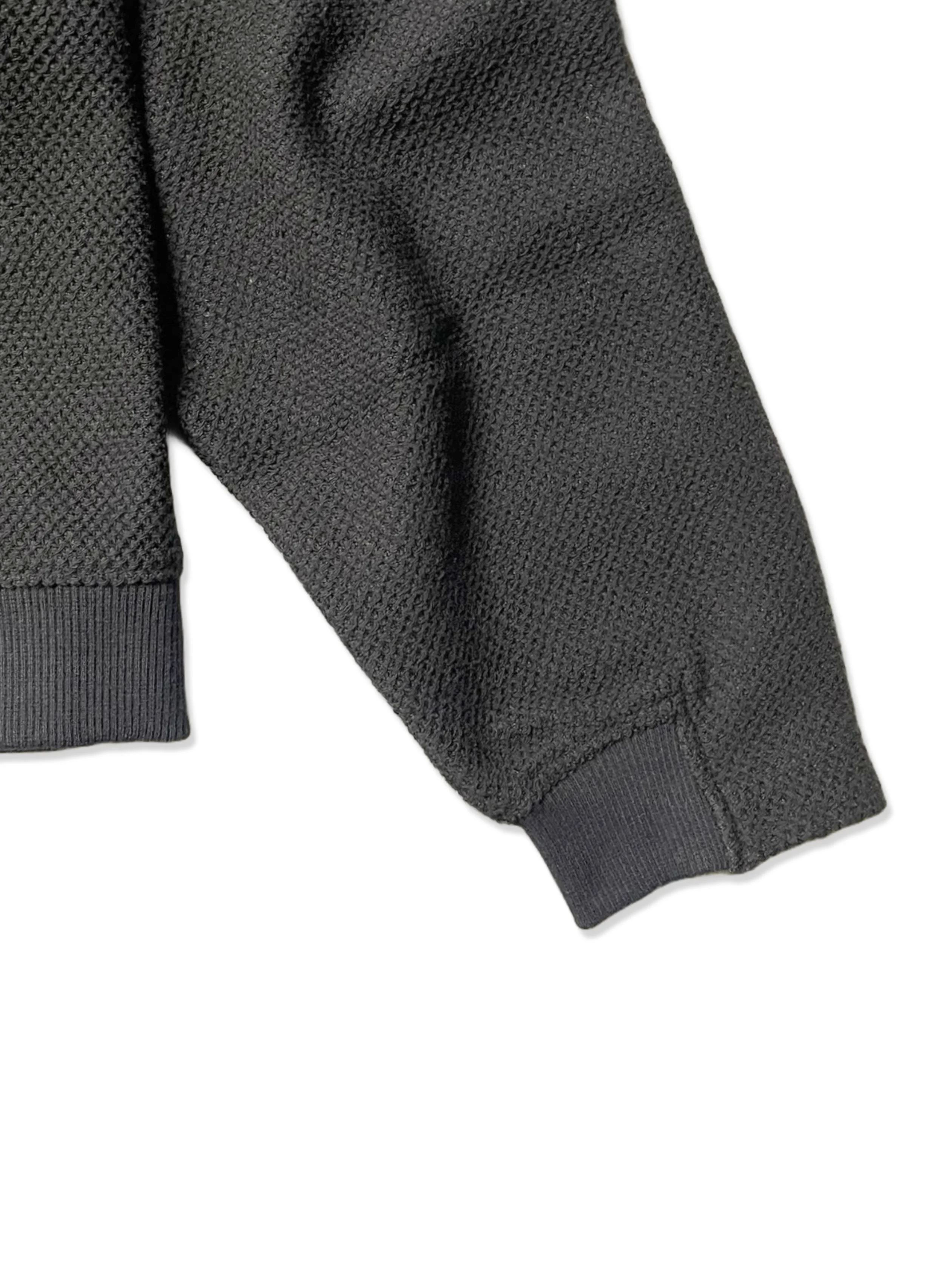 COTTON MESH, LS CARDIGAN, #851-888, cotton 55% Polyester 45%, BLACK — V ...