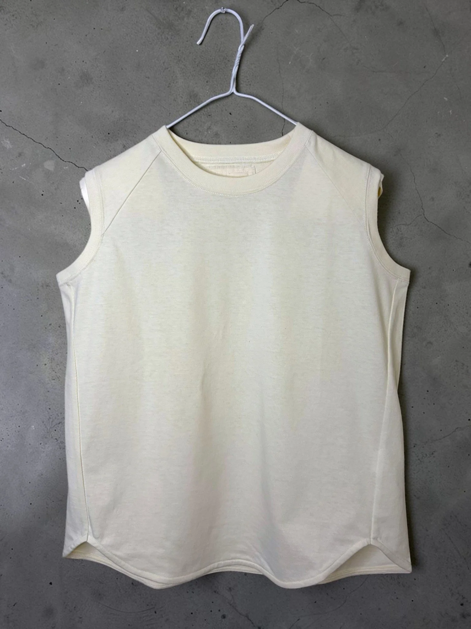 VINTAGE JZ. TANKTOP, 861-936, Cotton 100, One Size, WHITE