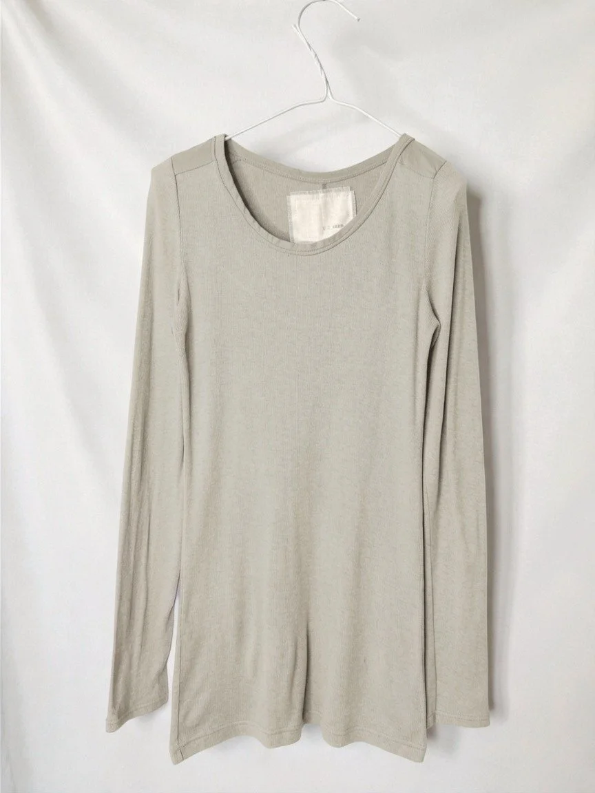 HI-SOFT RIB, LS CREW, 861-925, 55%COTTON 45%NYLON, SAND KHAKI