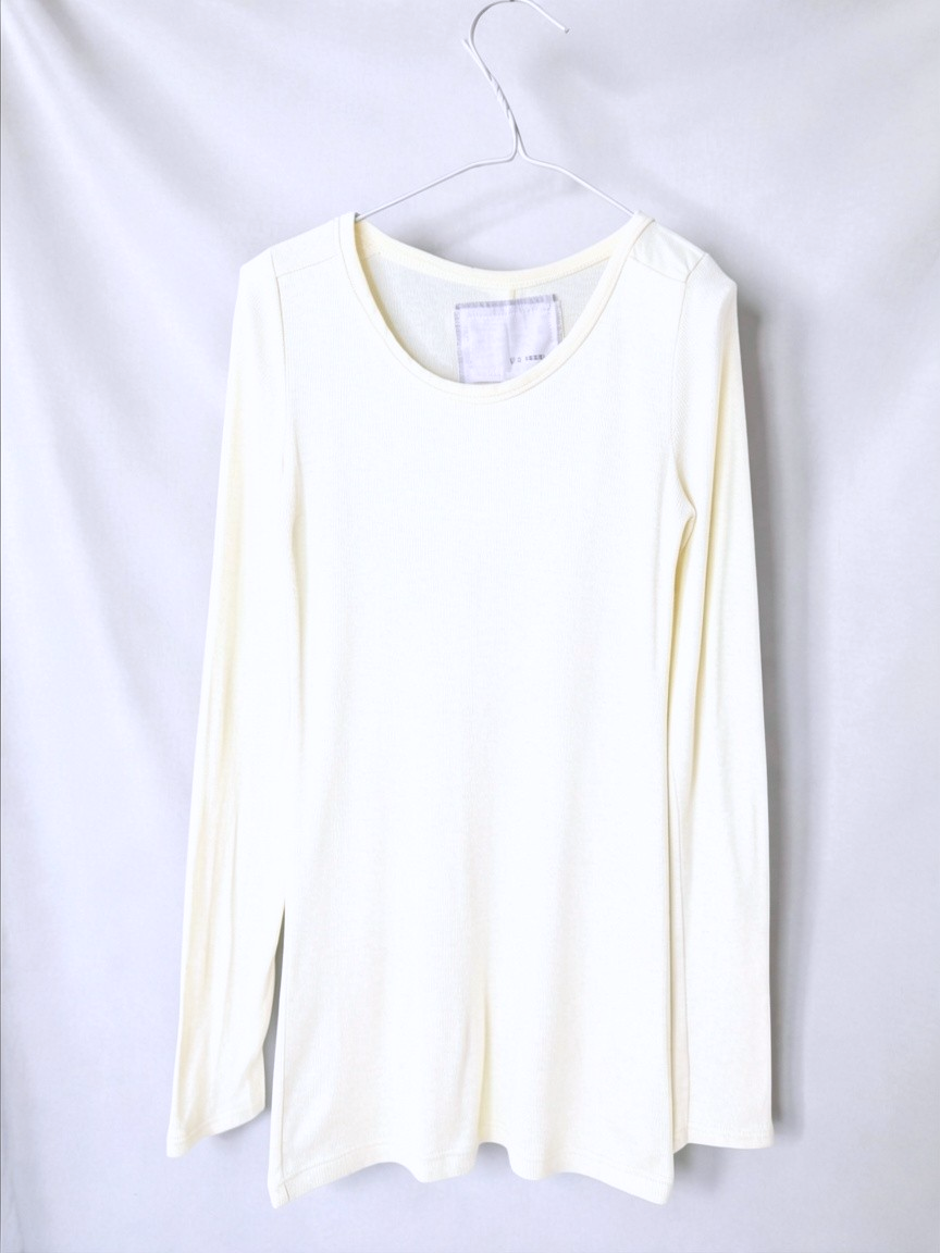 HI-SOFT RIB, LS CREW, 861-925, 55%COTTON 45%NYLON, WHITE