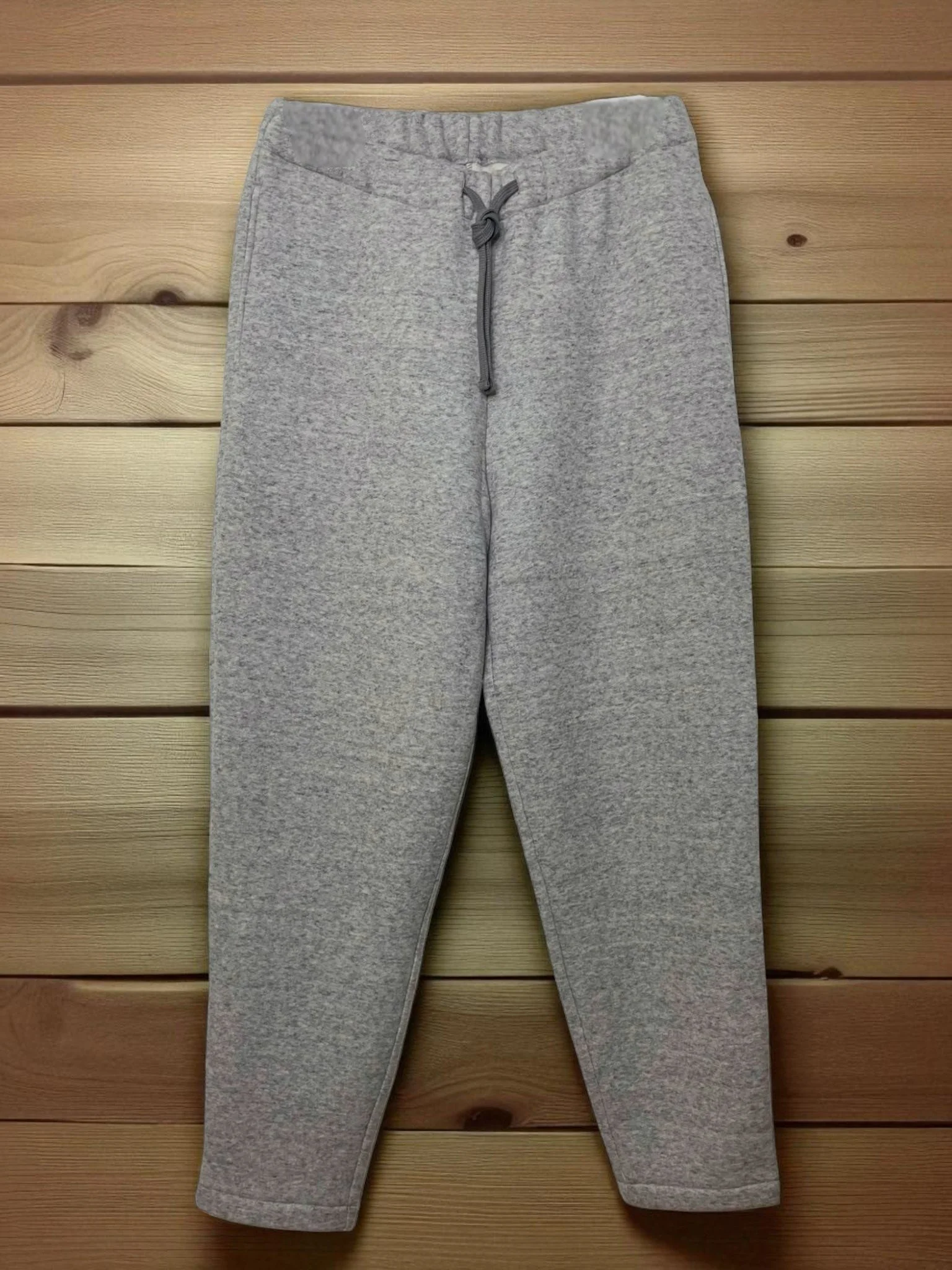 Cotton Tencel Brushed Fleece,  #852-901, 85%cotton 15%lyocel, PANTS, HT CHARCOAL