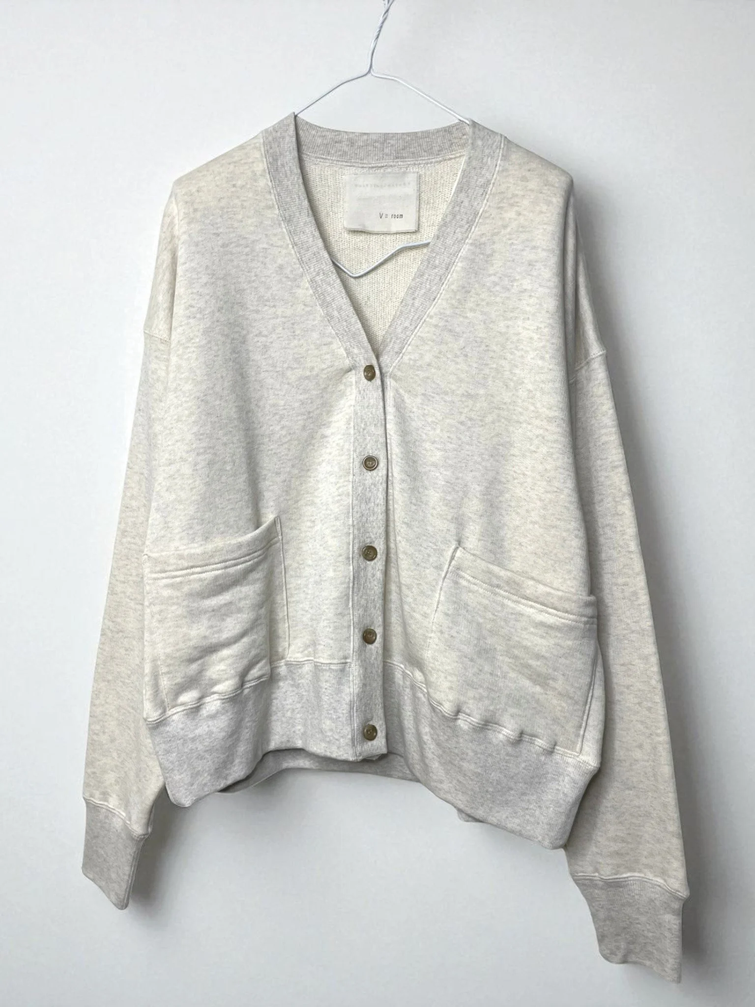Tencel Soft Fleece, Cardigan, cotton85/lyocel15, 861-934, One Size, OATMEAL