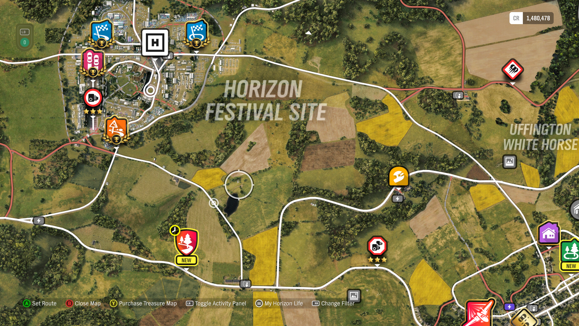 Forza Horizon 4 Barn Find locations map, including seasonal Barn