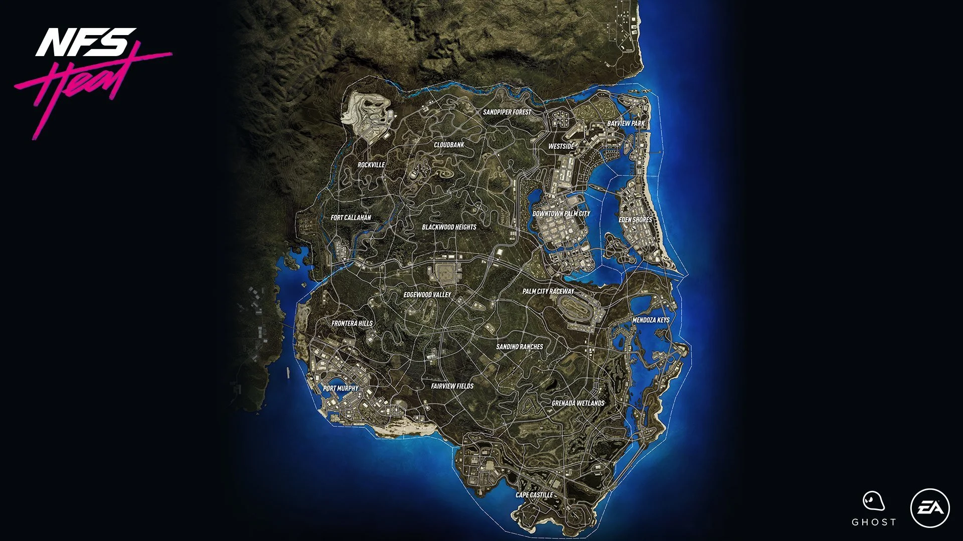 Carte Interactive Nfs Heat Palm City Need For Speed Heat Map YVCGPD