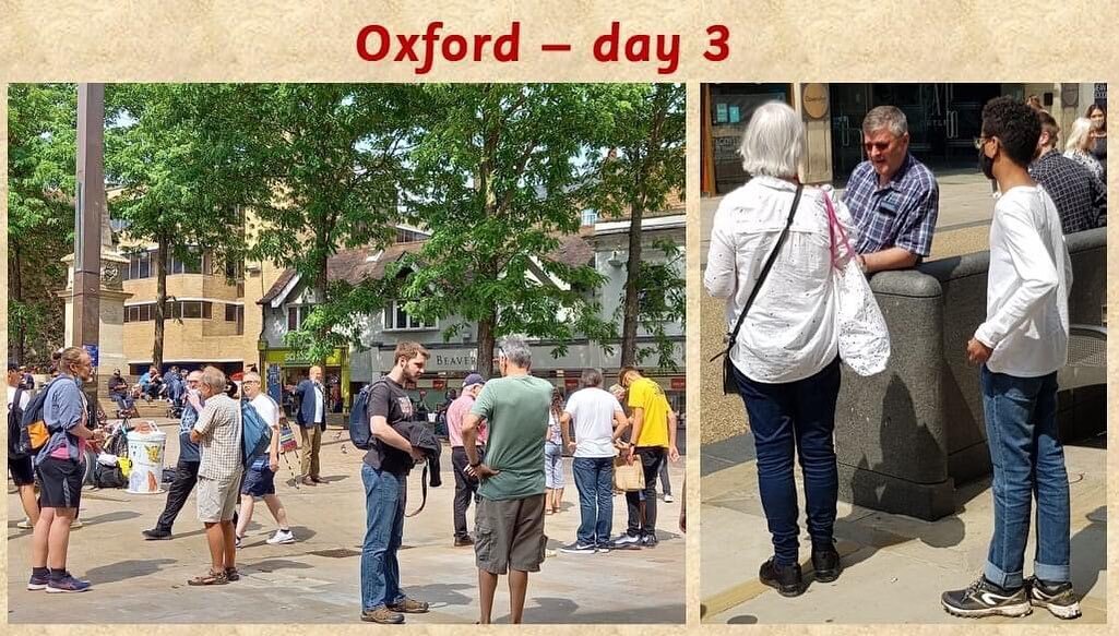 Today - Opportunities in Oxford
Tomorrow - ditto