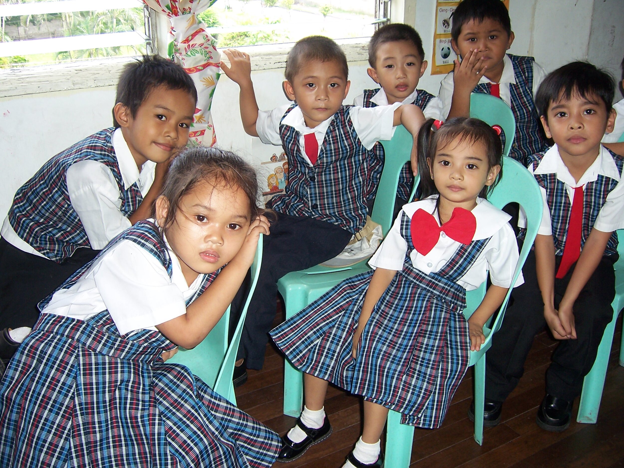 Children Sharply dressed in their School Uniform.JPG