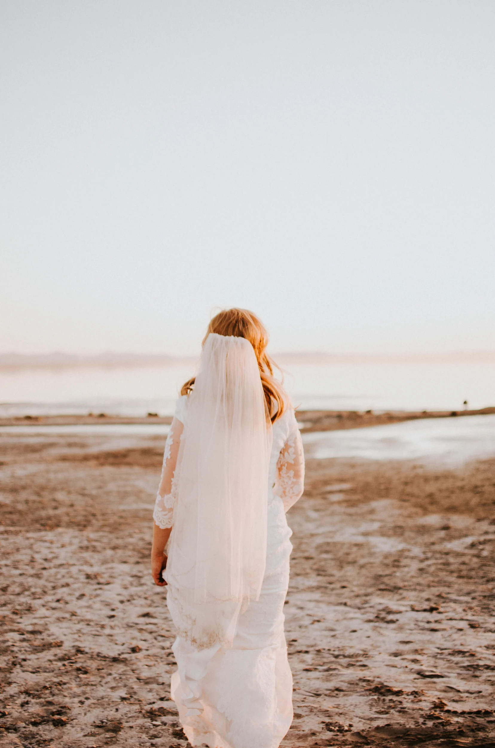 Antelope Island Salt Lake Bridal | Utah Elopement and Wedding Photographer | Simply Amor Photography