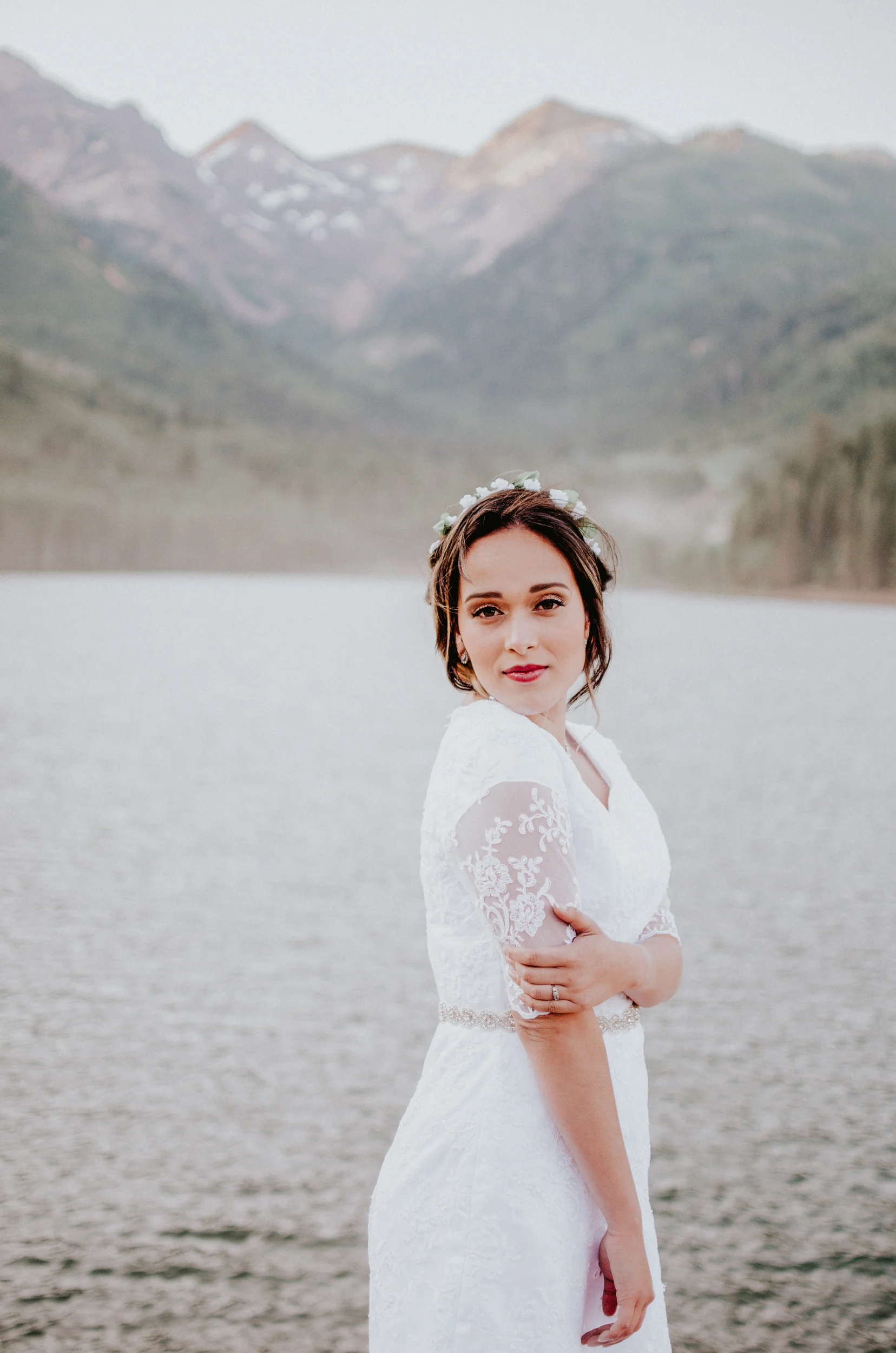 American Fork Canyon Silver Lake Bridal | Utah Elopement and Wedding Photographer | Simply Amor Photography