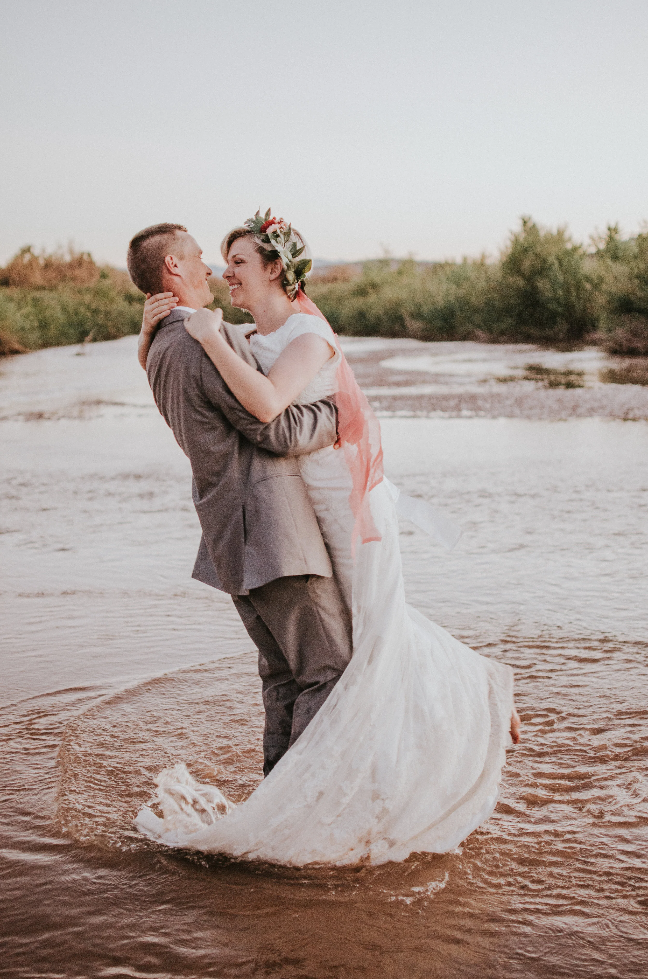 Virgin River St. George Elopement | Utah Elopement and Wedding Photographer | Simply Amor Photography