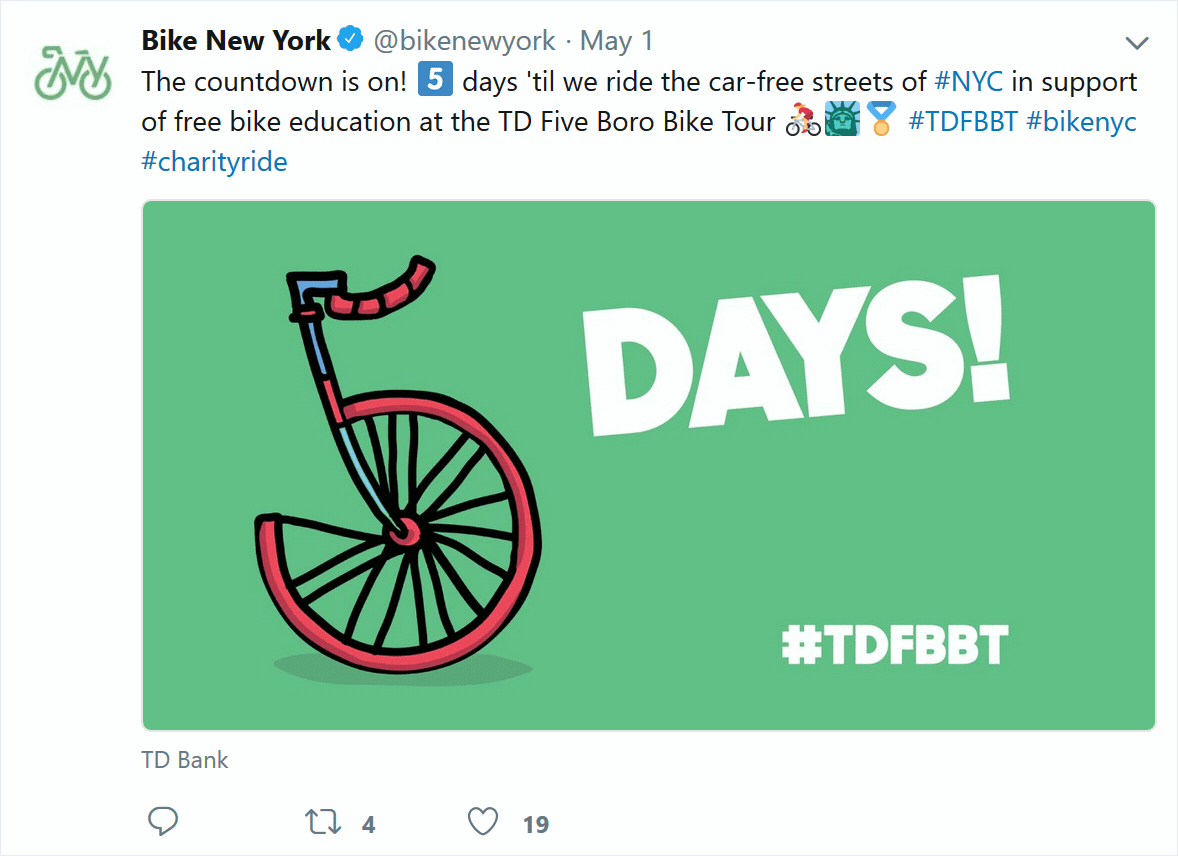 TD bank 5 boro bike tour 2018 illustrations