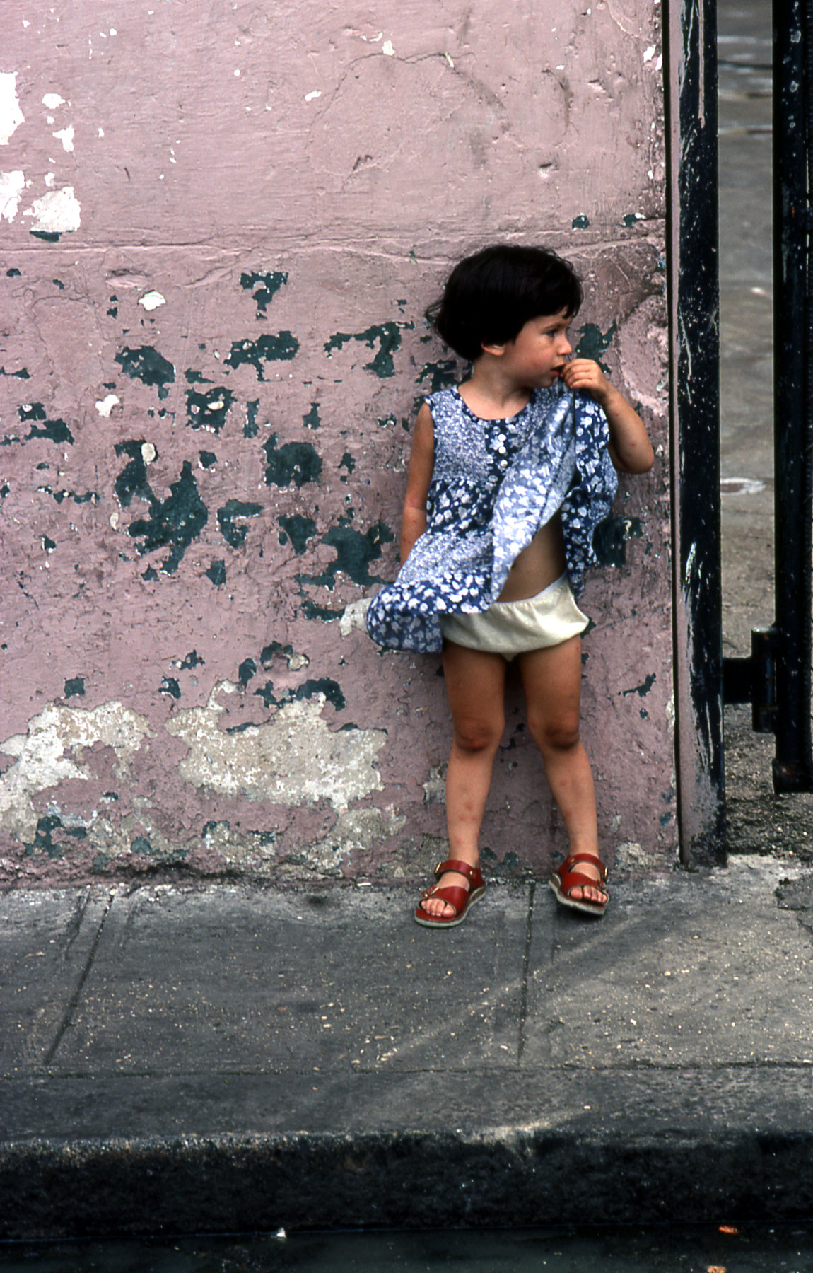 Cuban girl on street