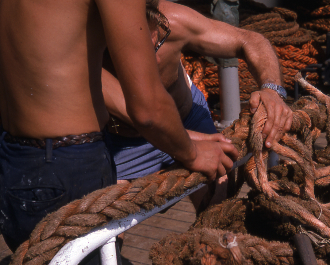 Men working rope