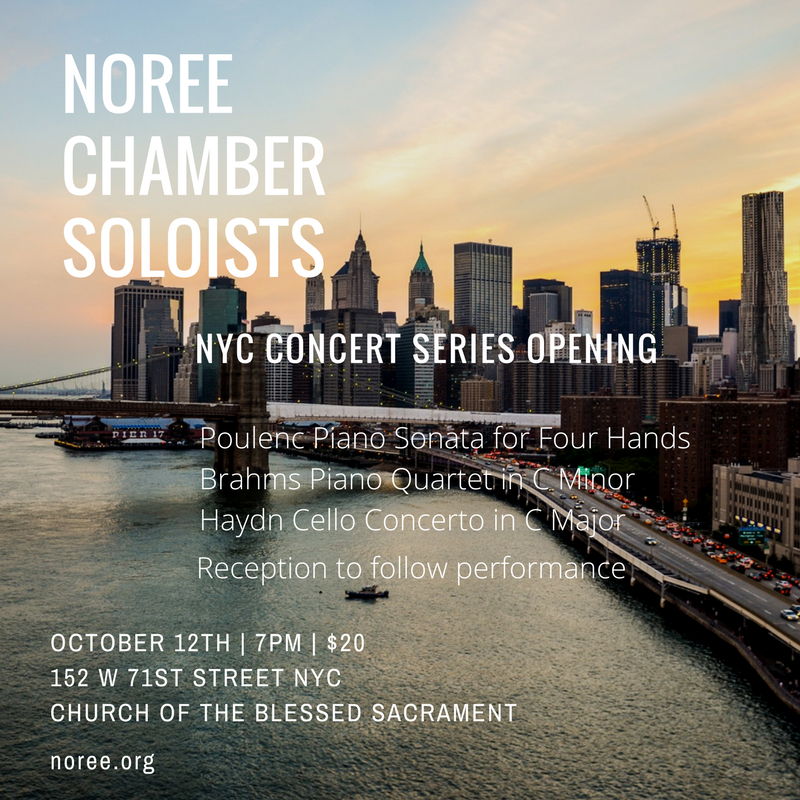 NYC Concert Series Opener