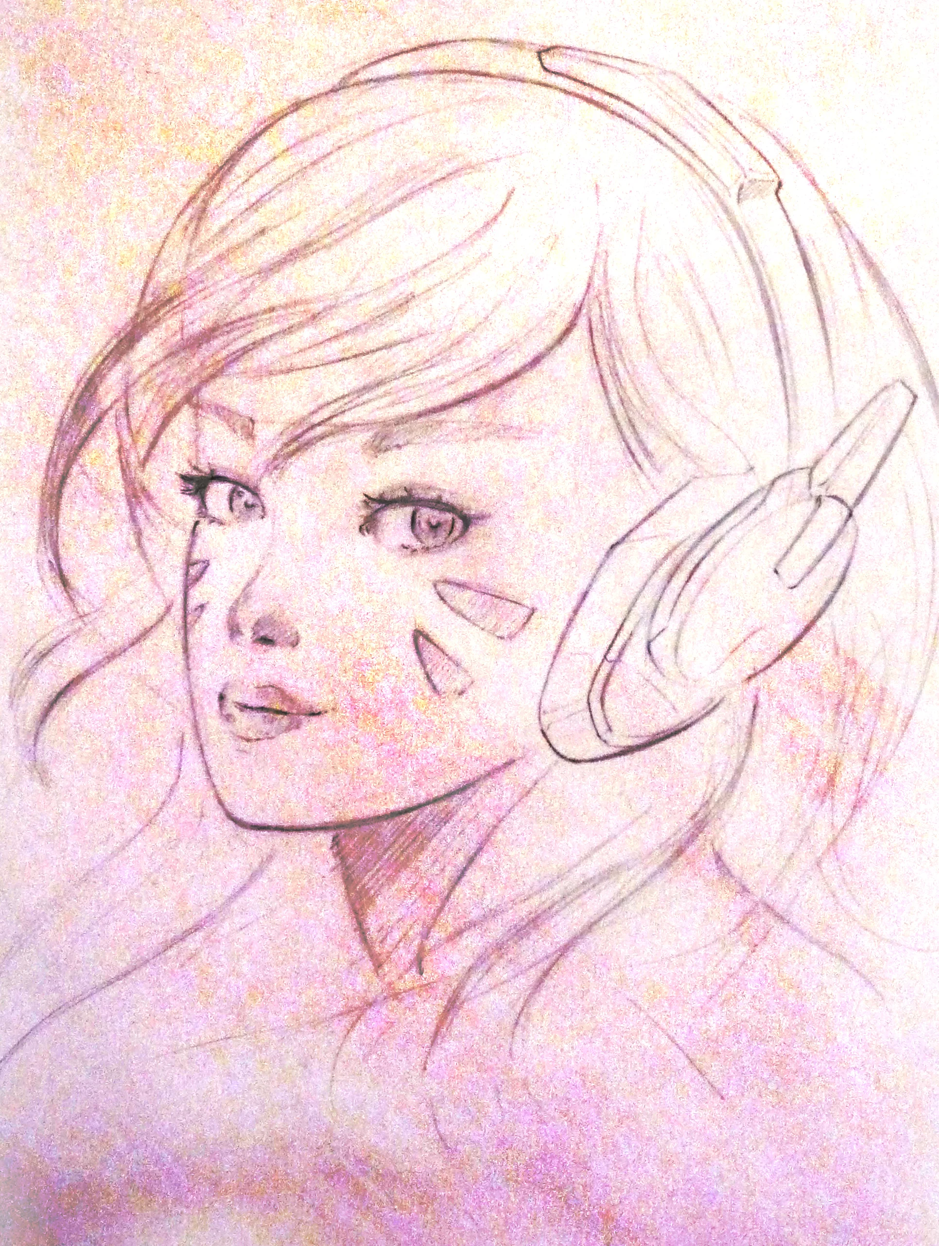 D.Va from Overwatch fanart