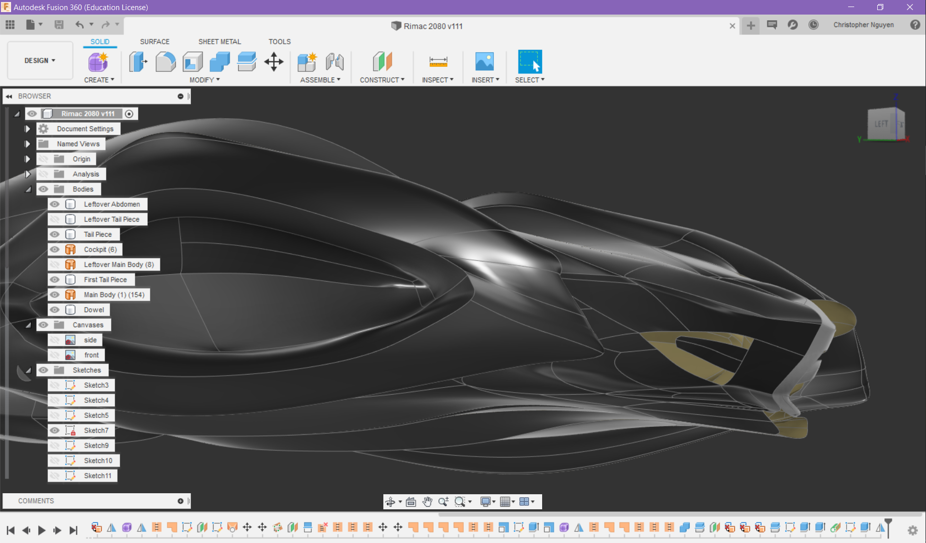 Modeled in Fusion360